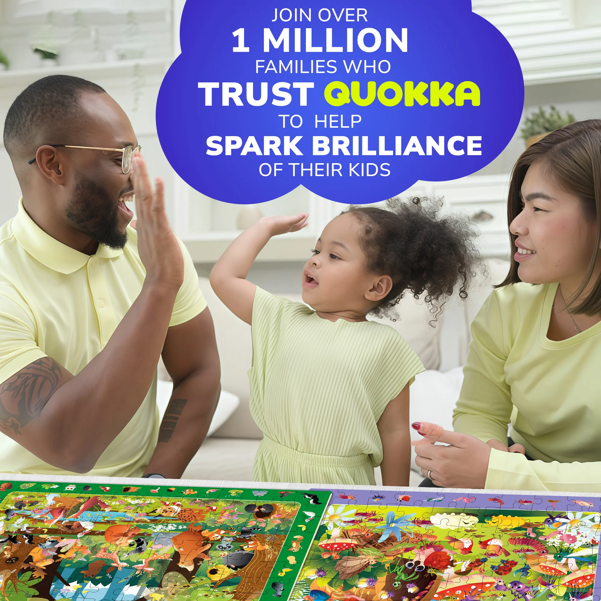 100 Piece Search & Find Puzzles for Kids with Animals, Bugs - Image 2