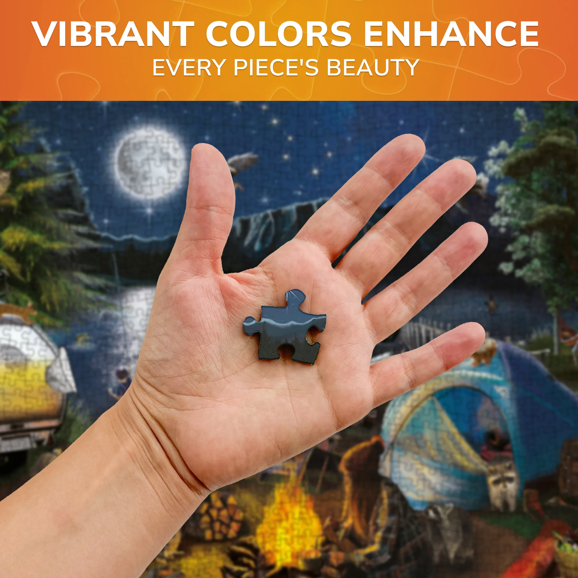 1000 Pcs Jigsaw Puzzle for Adults | Campfire - Image 5