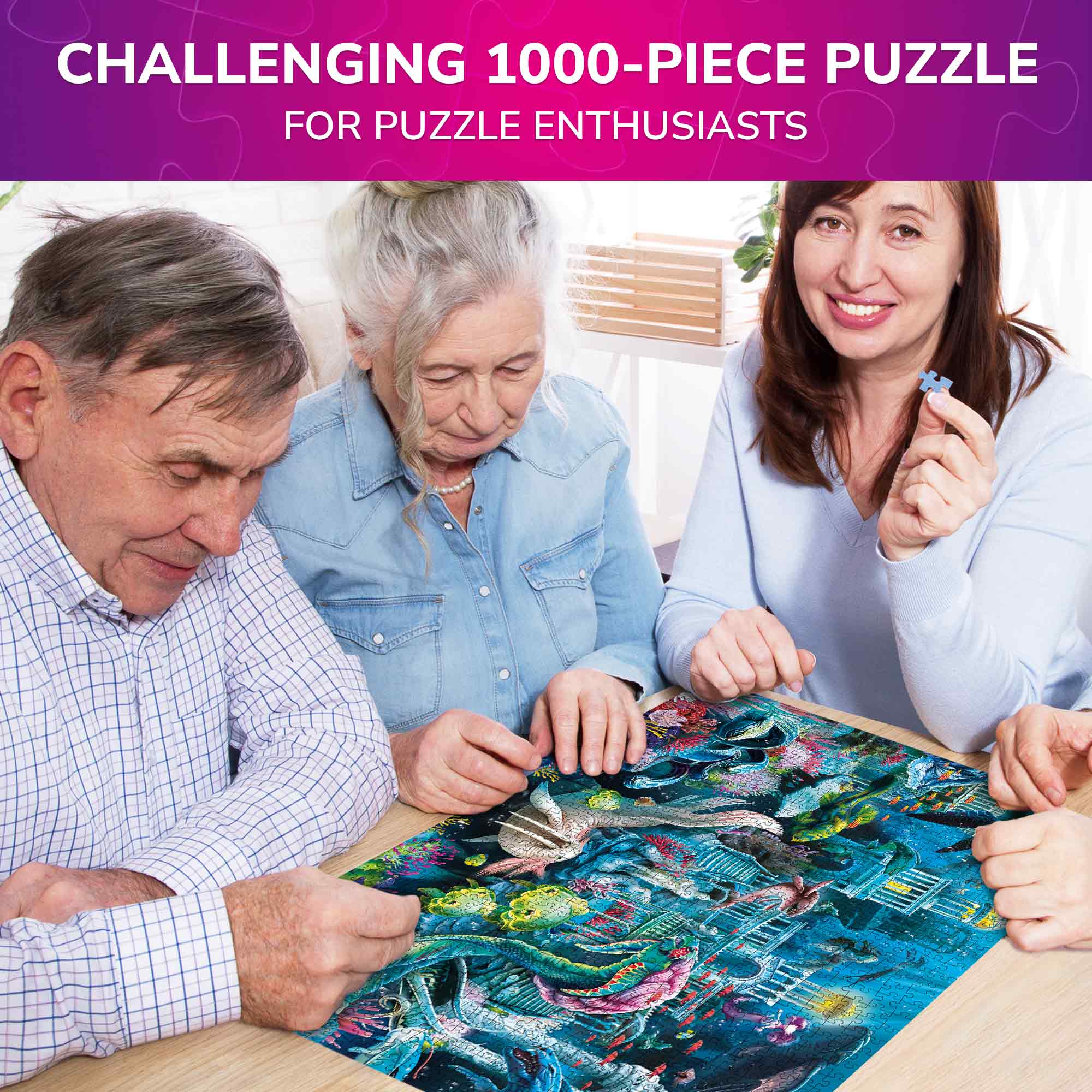 1000 Pcs Jigsaw Puzzle for Adults | Lost City - Image 2