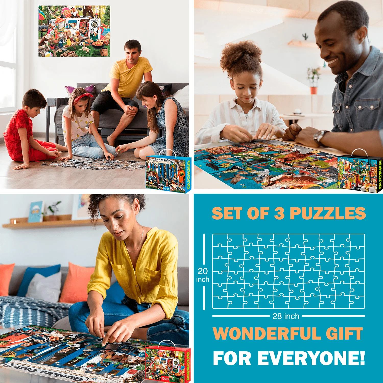 1000 Pcs Jigsaw Puzzle for Adults | Animals - Image 6