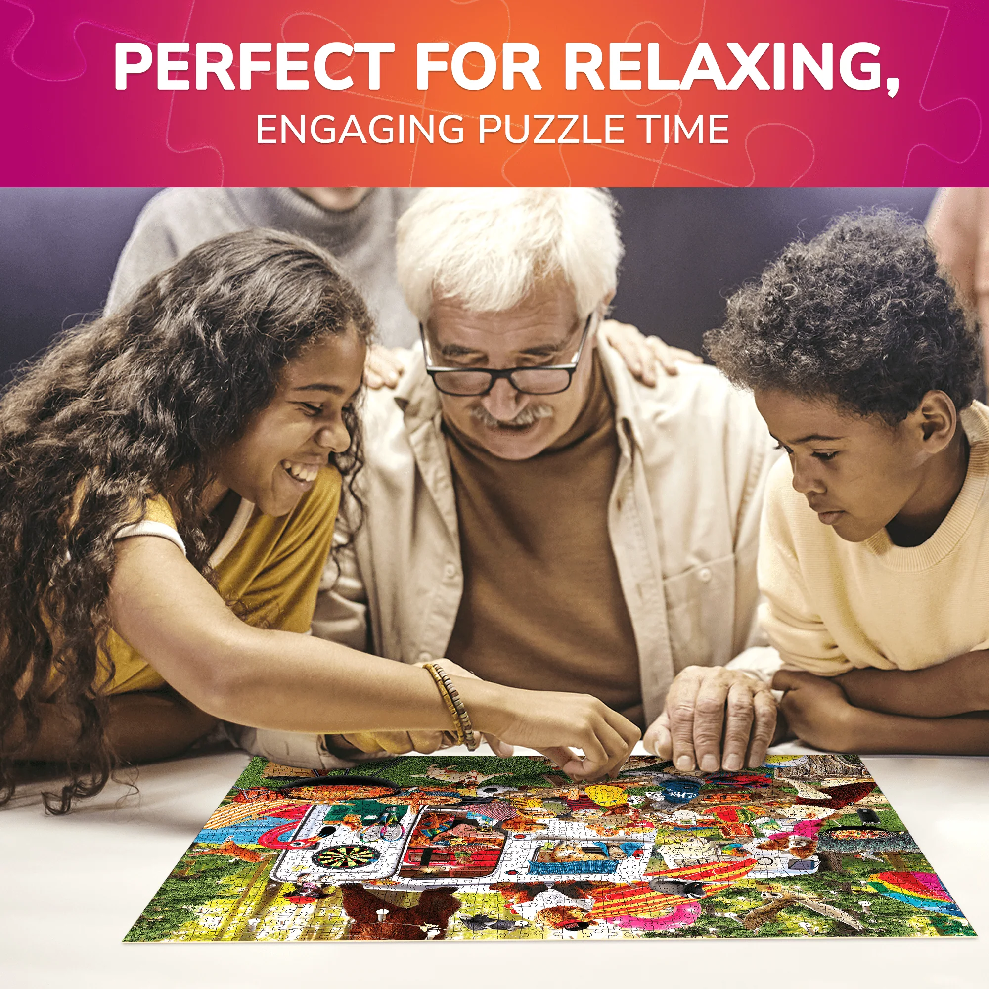 1000 Pcs Jigsaw Puzzle for Adults |Funny Animals - Image 5
