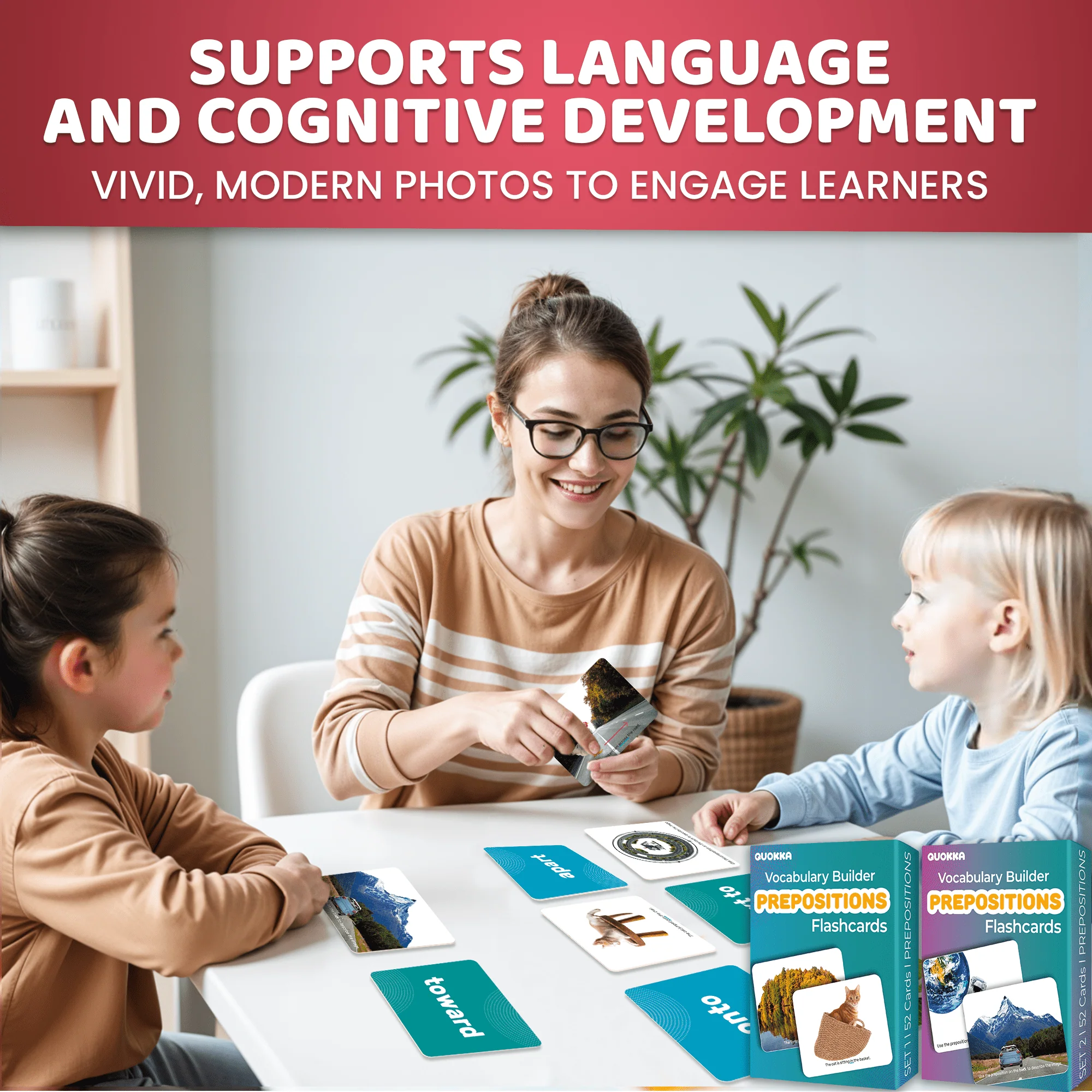 104 Prepositions Flash Cards Set for Speech Therapy - Image 5