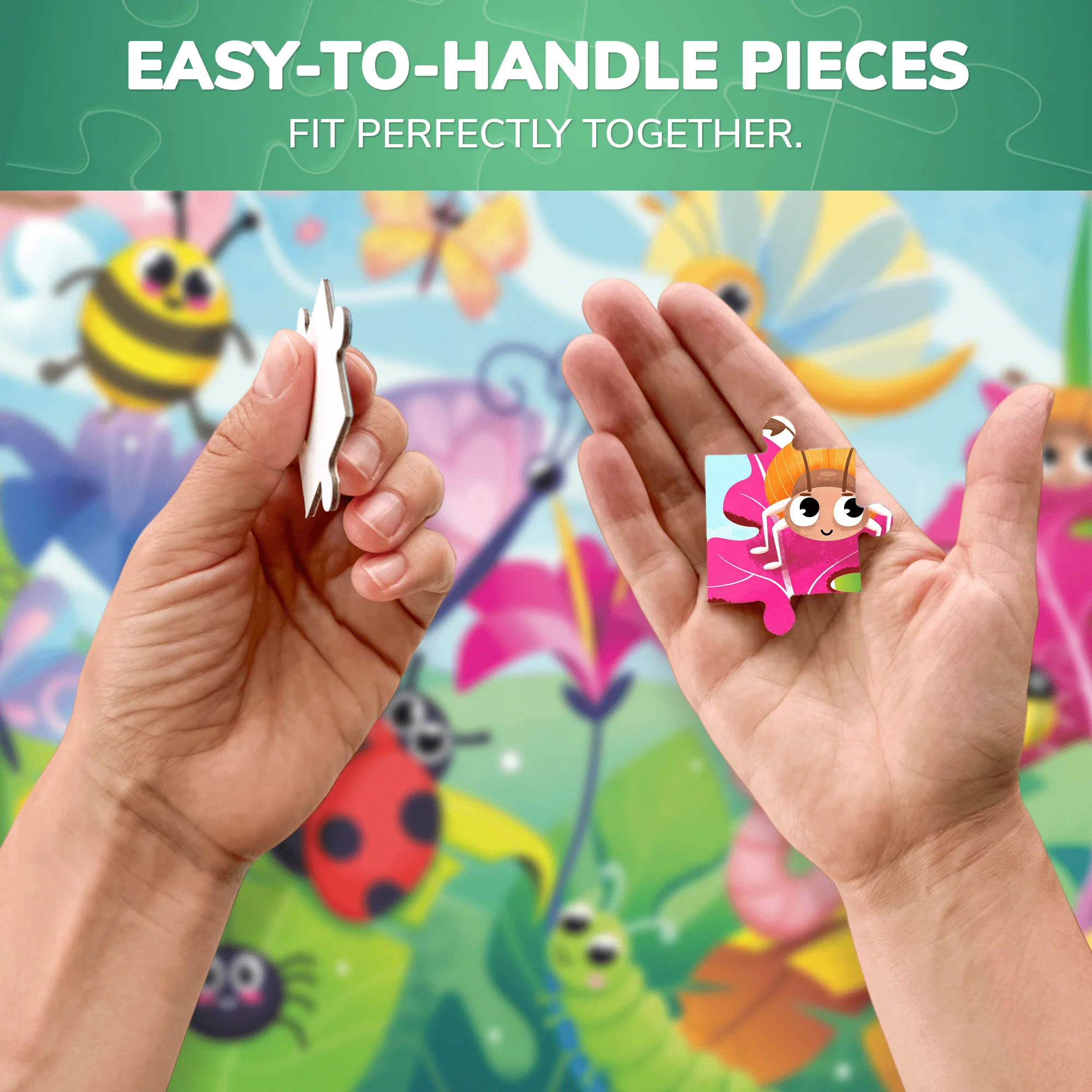 30 Pcs Jigsaw Puzzles for Kids | Bugs - Image 4