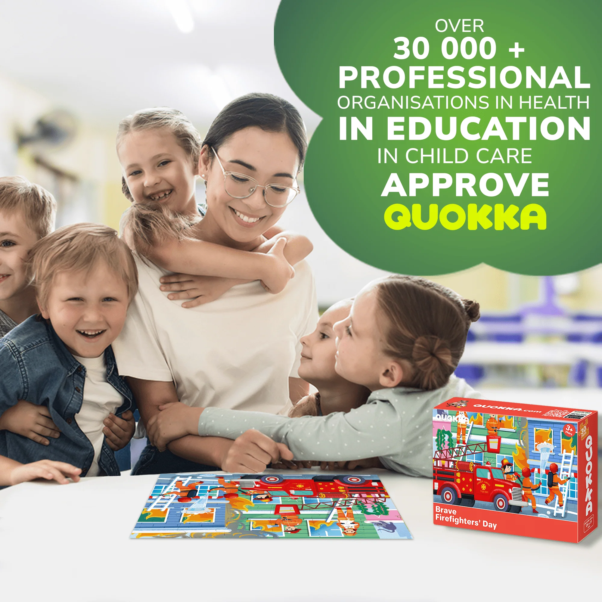 30 Pcs Jigsaw Puzzles for Kids | Firefighters - Image 2