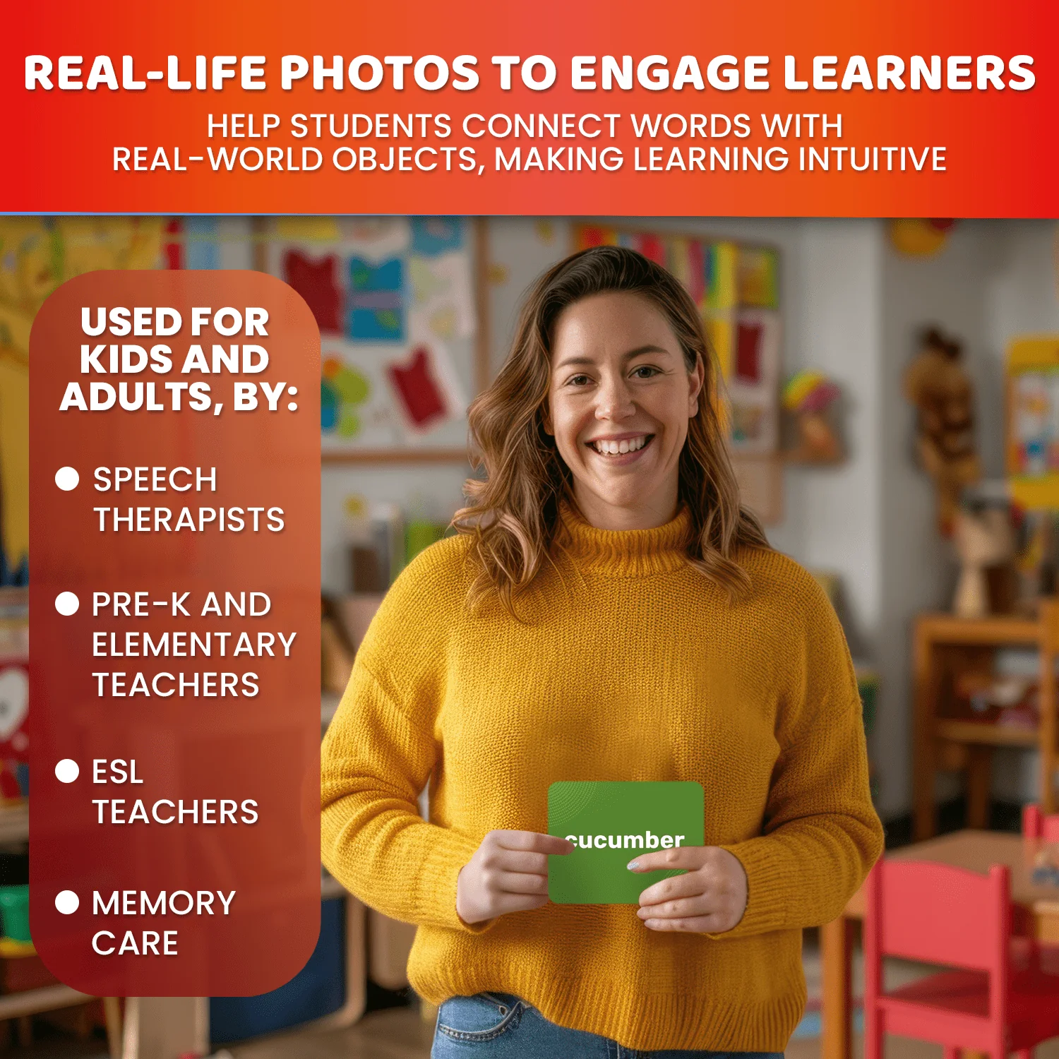 312 Flash Cards Set for Speech Therapy & Vocabulary Building Activities - Image 5