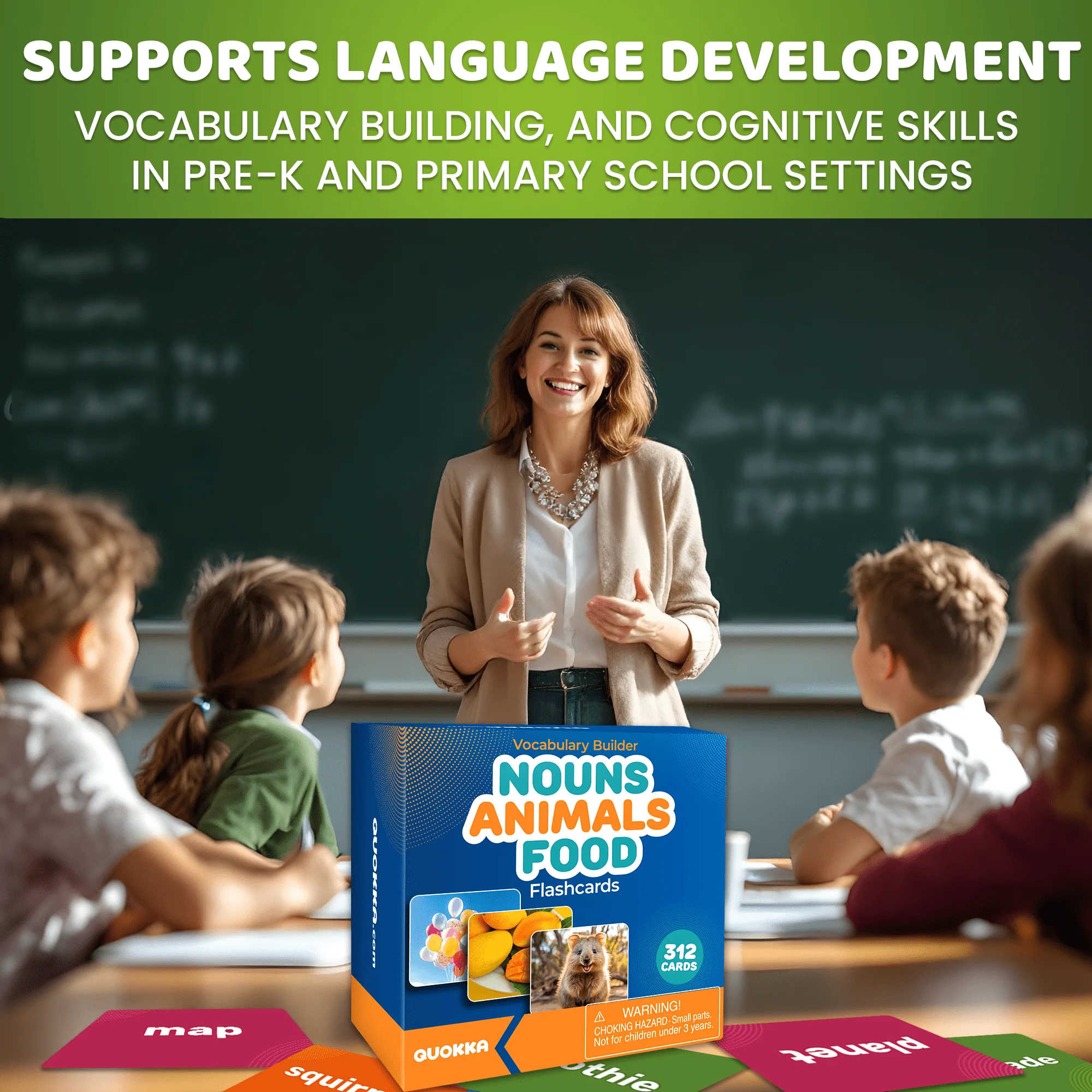 312 Flash Cards Set for Speech Therapy & Vocabulary Building Activities - Image 6