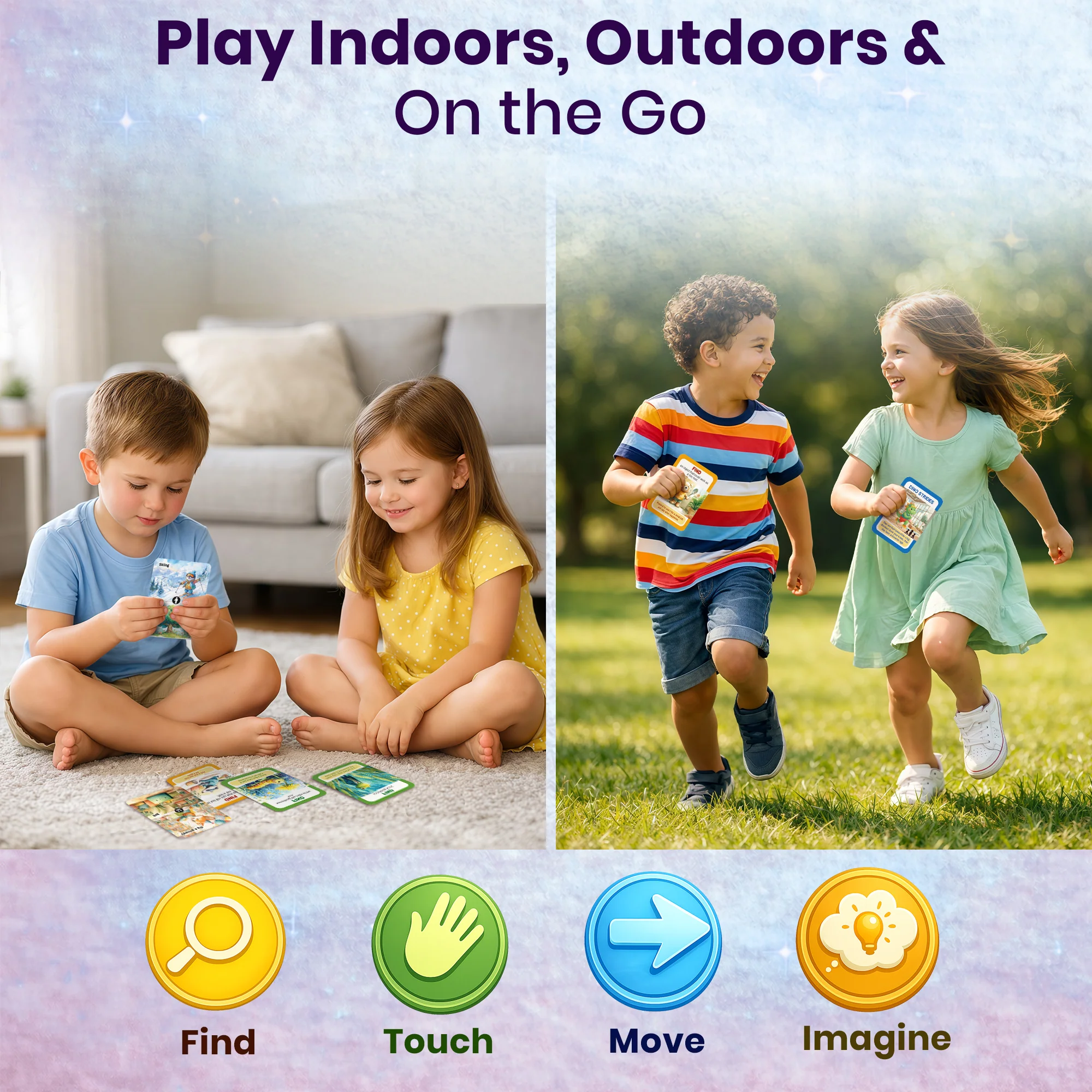 4 Set Scavenger Hunt Game for Kids - Active Movement Indoor and Outdoor - Image 6