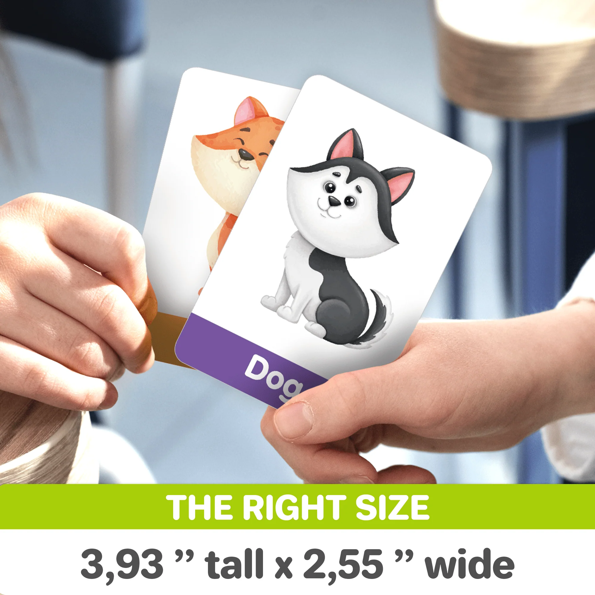 60 Learning Flash Cards for Toddlers | ABC, Numbers & Animals - Image 3