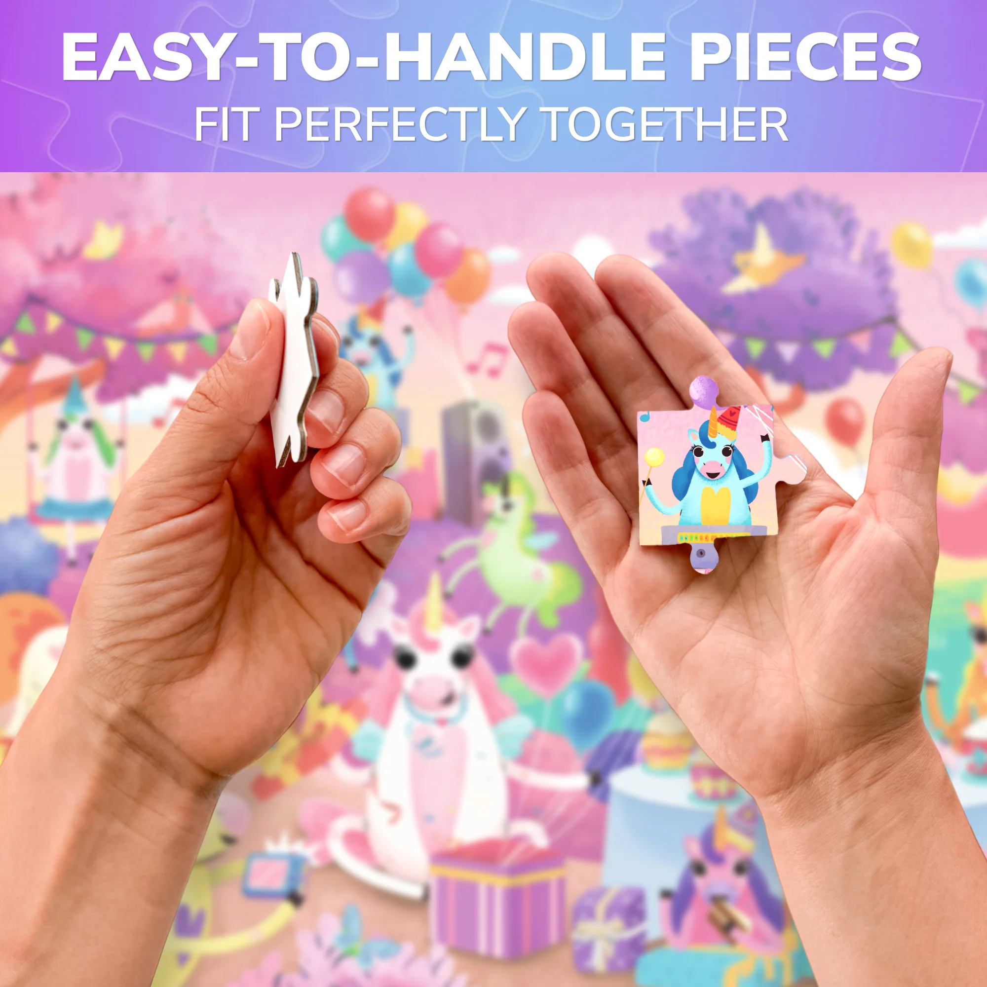 60 Pcs Puzzles for Kids - Unicorns - Image 3