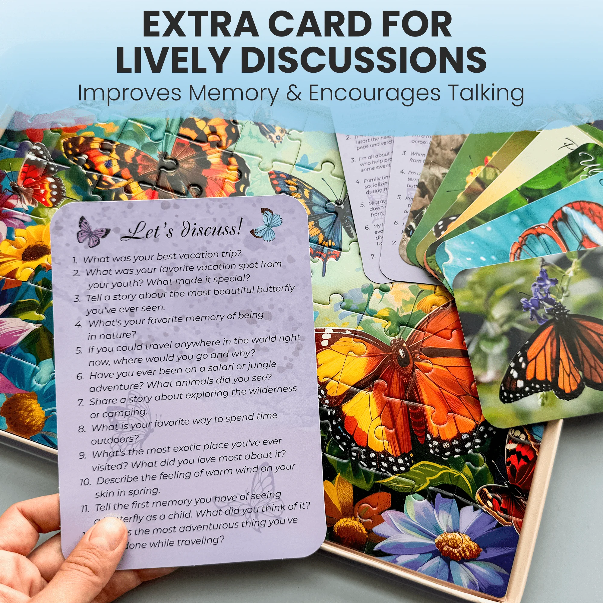 60 Pcs Dementia Puzzles for Elderly | Gems of Nature - Image 4