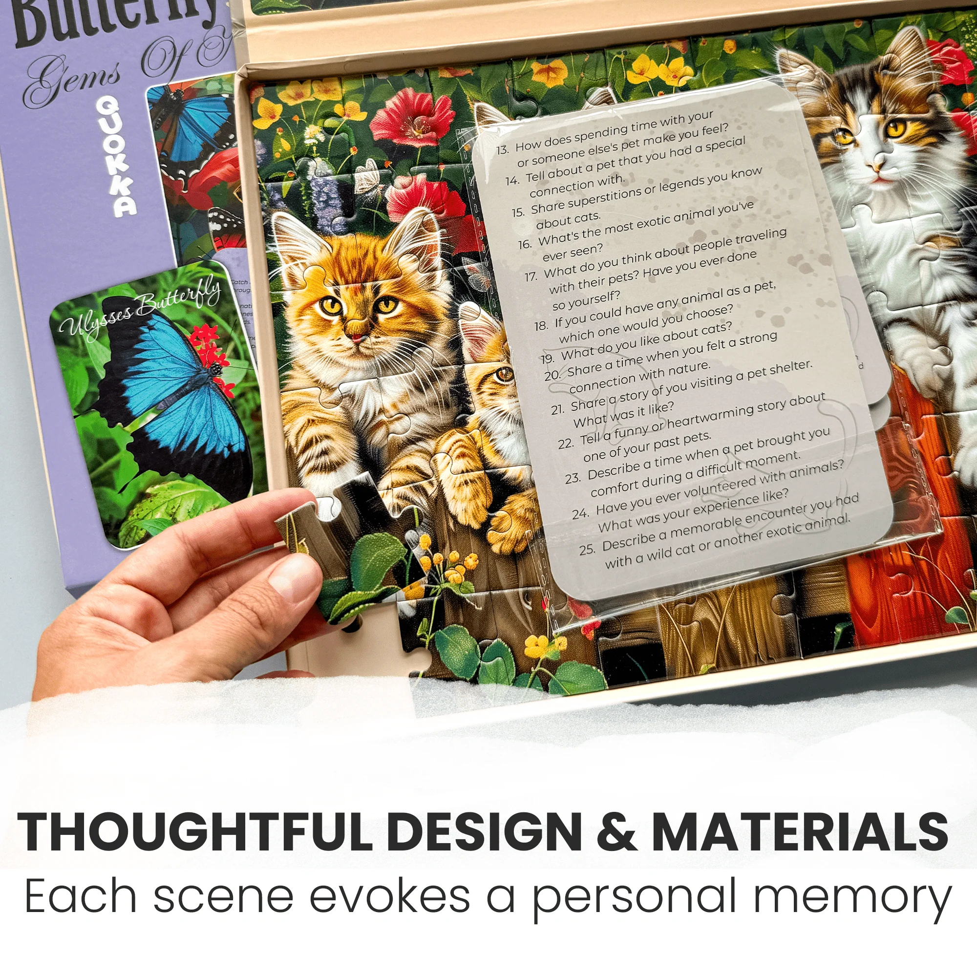 60 Pcs Dementia Puzzles for Elderly | Gems of Nature - Image 5