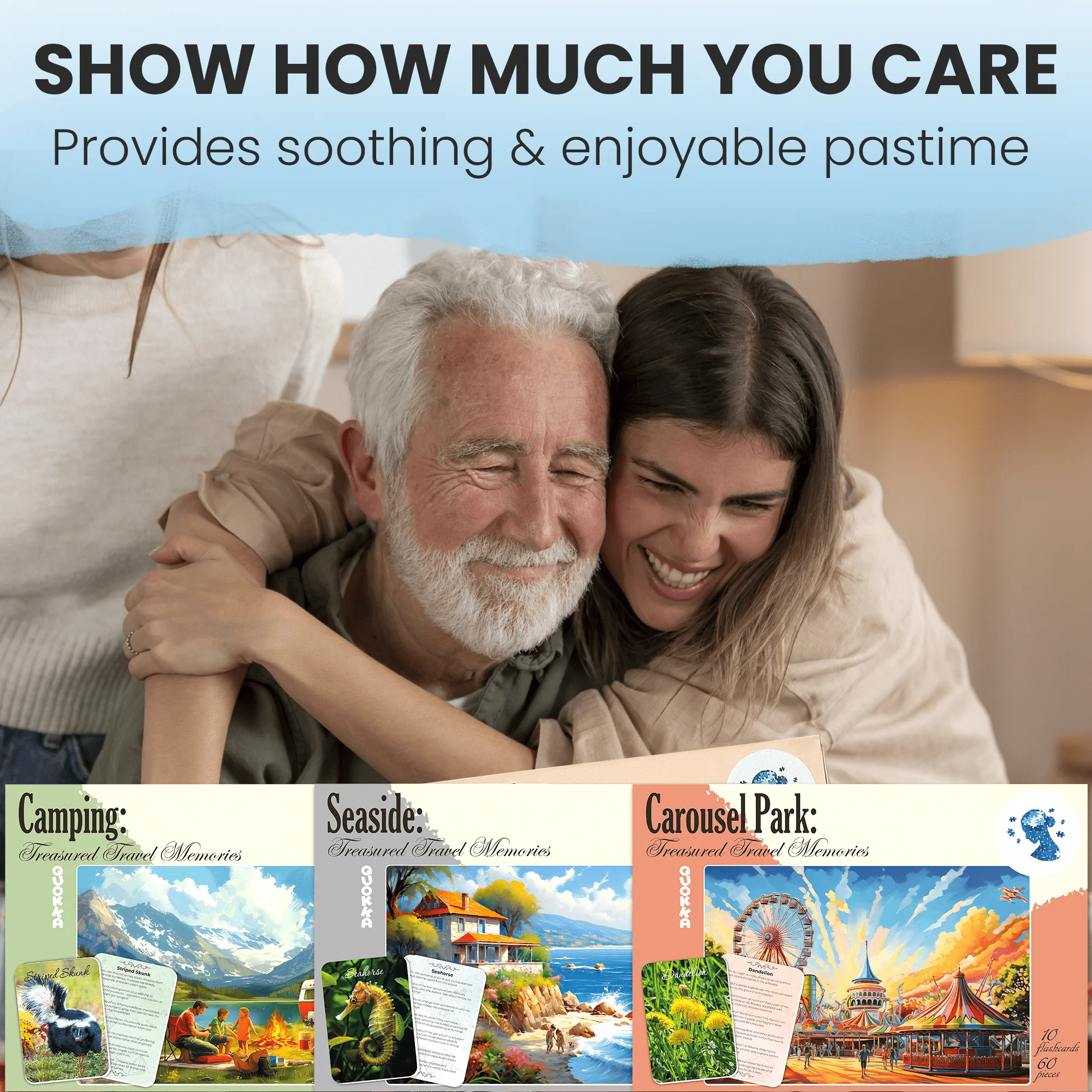 60 Pcs Dementia Puzzles for Elderly | Family Memories - Image 6