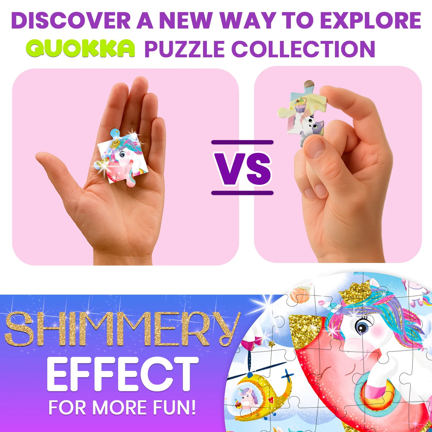 60 Piece Puzzles for Kids | Unicorns, Mermaids, Princesses & Fairy Tale - Image 3