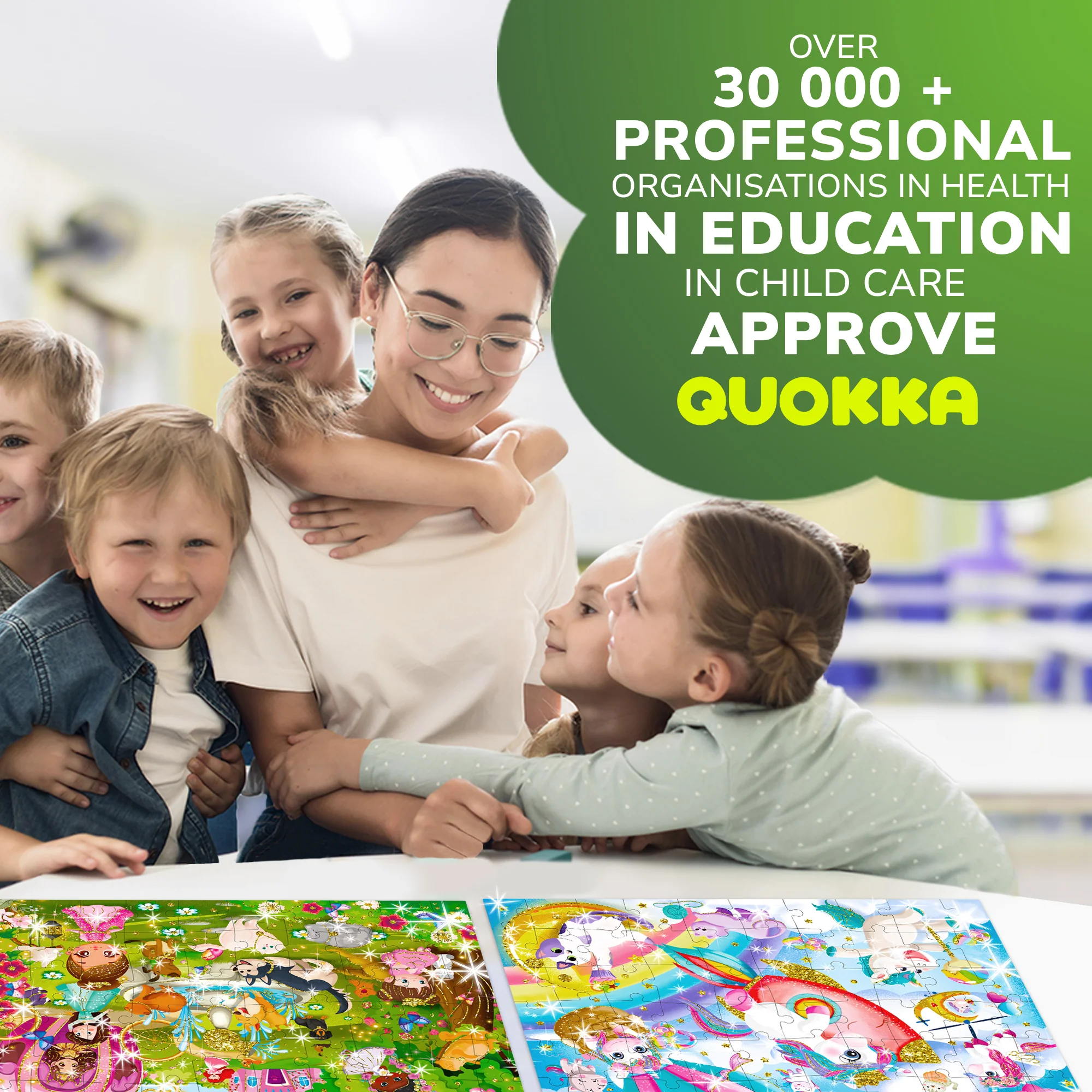 60 Piece Puzzles for Kids | Unicorns, Mermaids, Princesses & Fairy Tale - Image 6