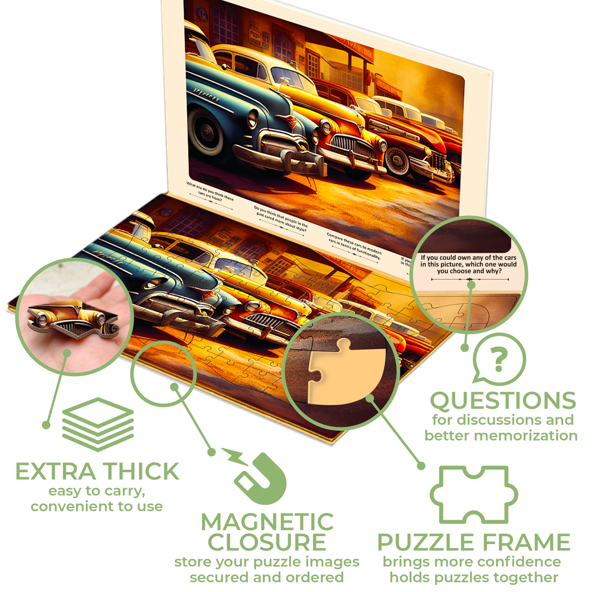 100 Pcs Dementia Puzzles for Elderly | 3 Alzheimers with Animals - Image 3