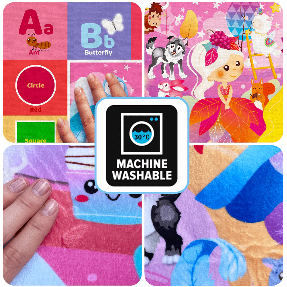 Baby Play Mat for Floor | Unicorn & Princess - Image 6
