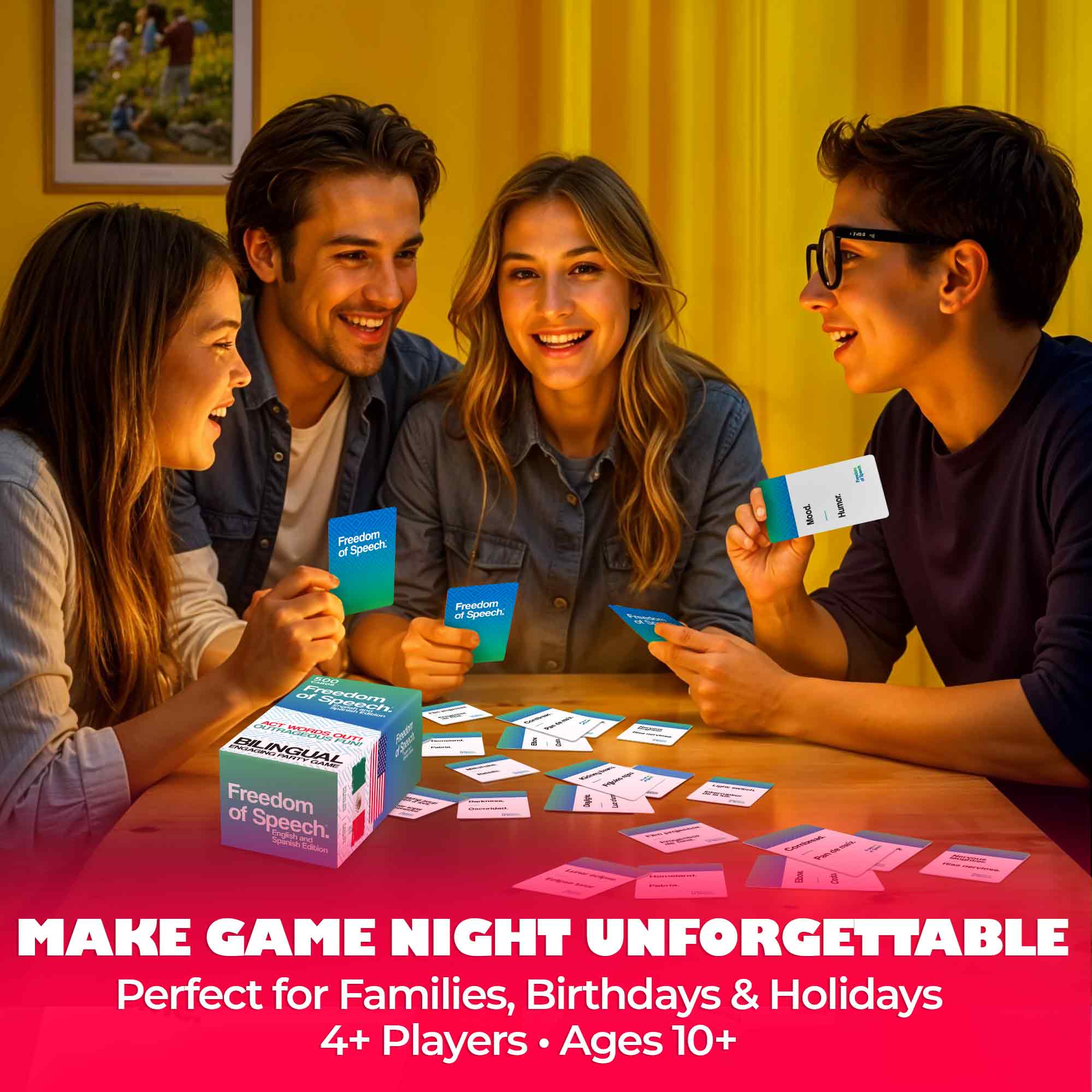 Bilingual Card Game – Fun Spanish & English Family Game - Image 4