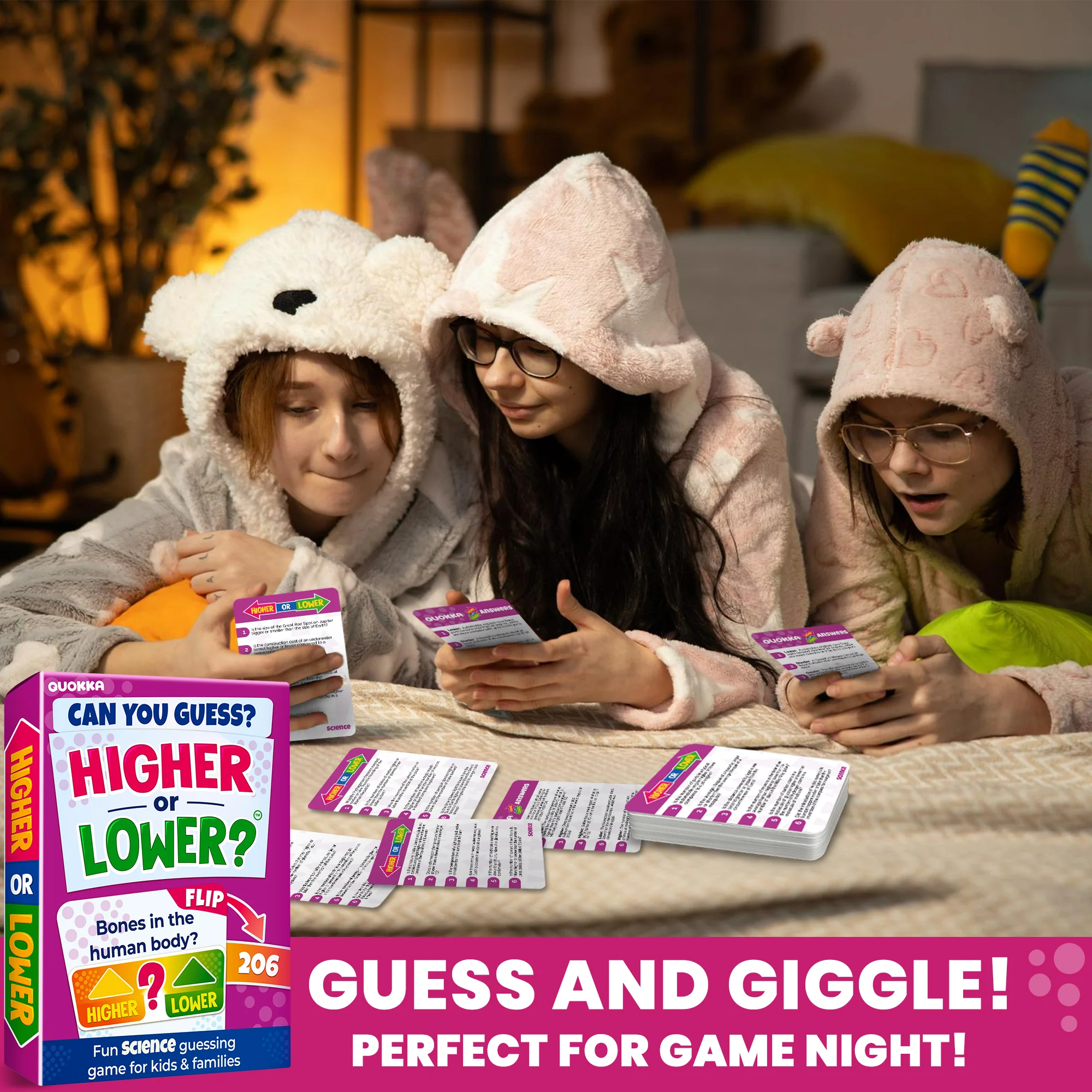 Board Game Higher or Lower Science | Family Card Game - Image 2