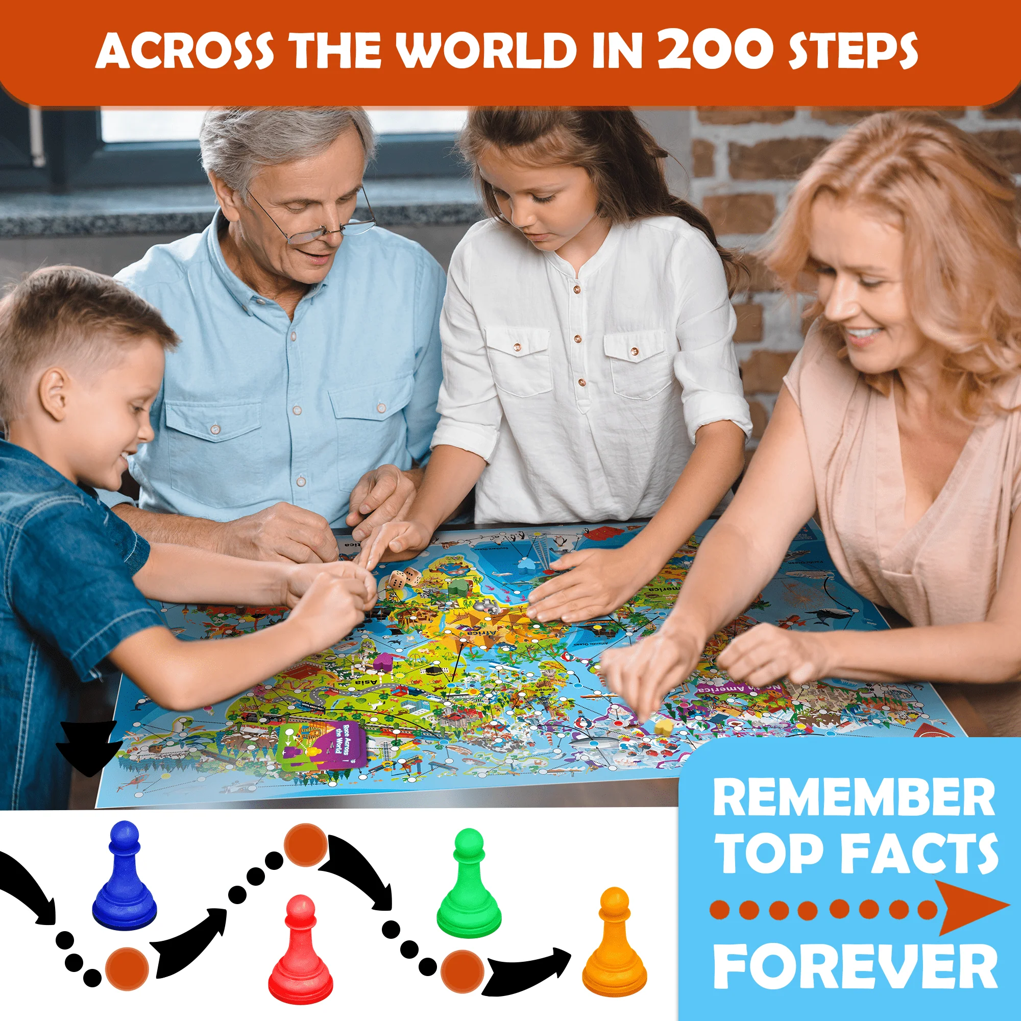 Race Across the World | Geography Board Game for Kids 8-12 - Image 4