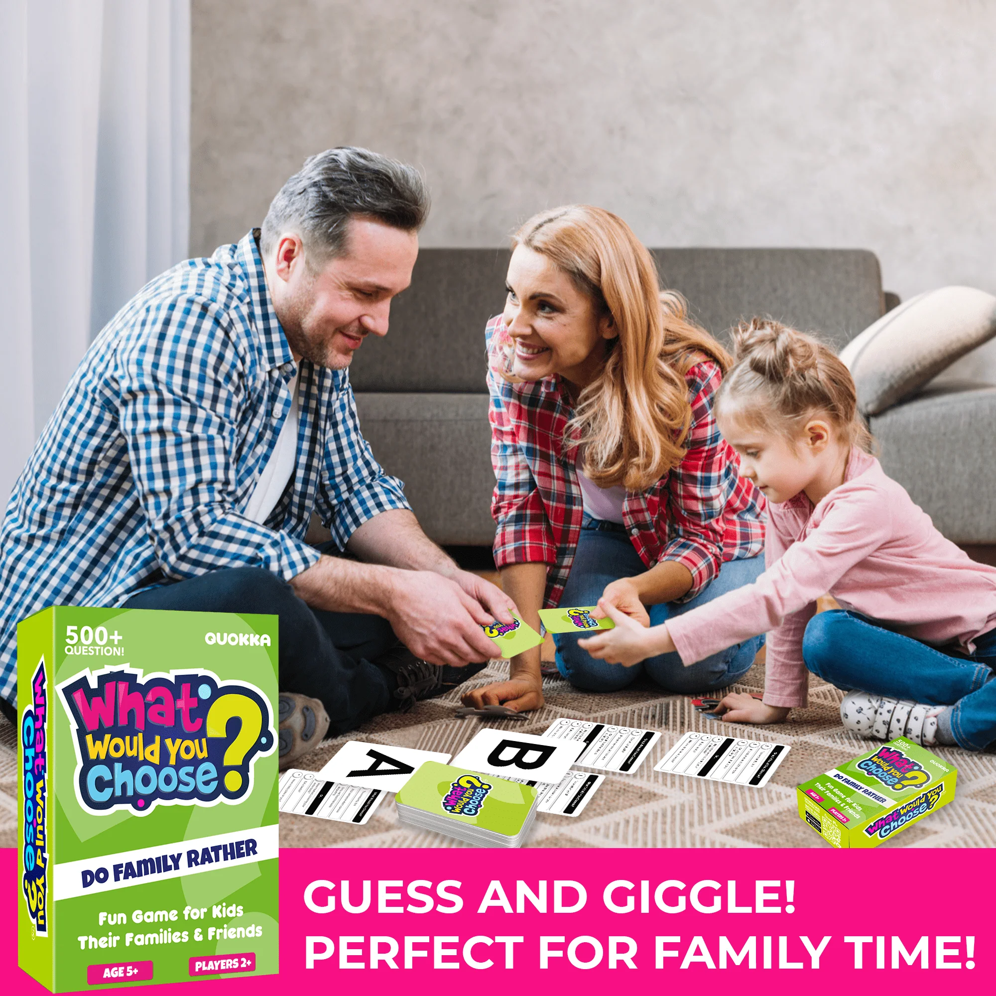 Bundle Set of 2 Family Card Trivia Game | Fun Learning & Educational Questions - Image 5
