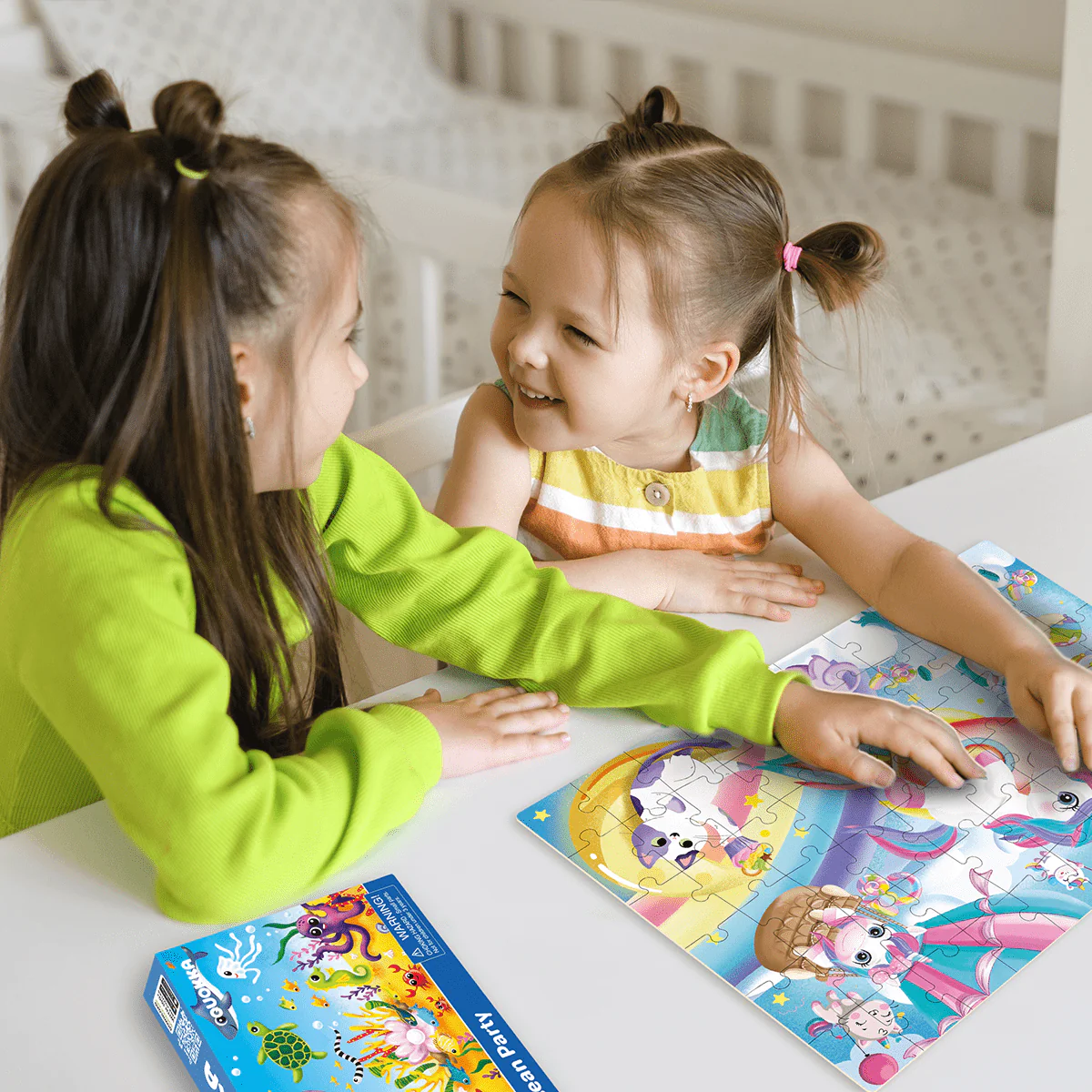 Bundle Set of 8 Puzzles for Kids | Mermaids, Amazonians - Image 4