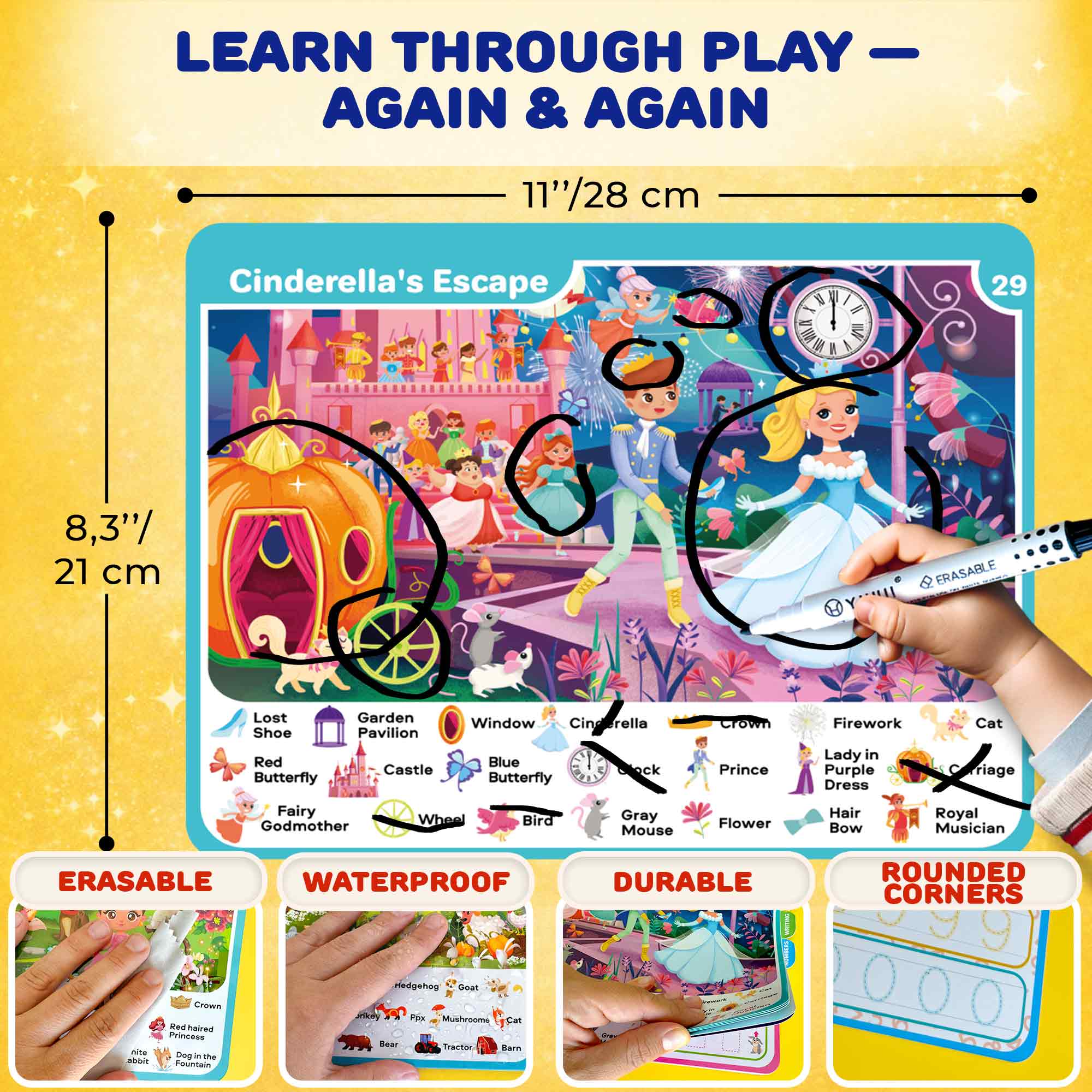 Busy Book for Toddlers - Fantasy Search and Find Activity Pad - Image 3