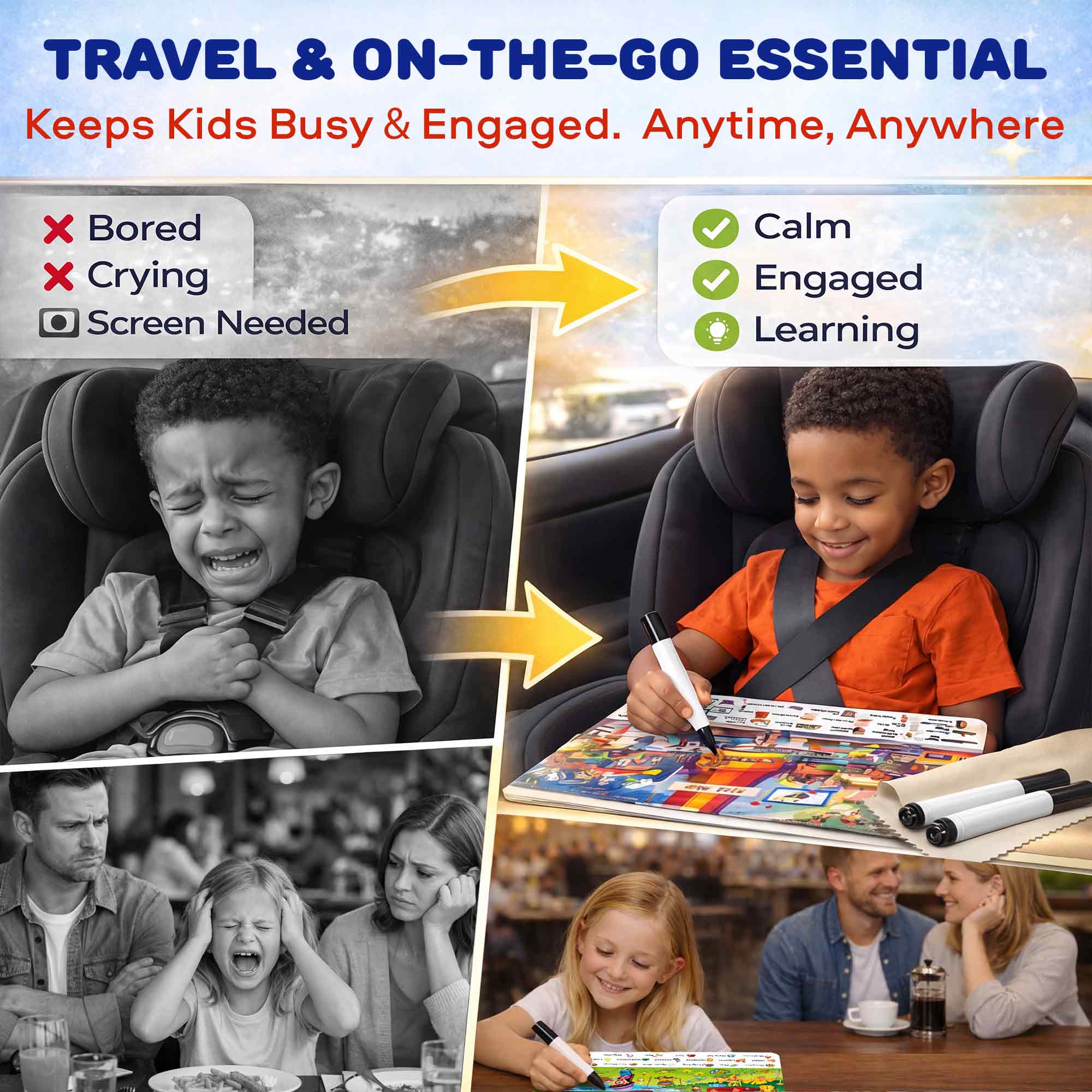 Busy Book for Toddlers - Places I Visit Search and Find Activity - Image 5