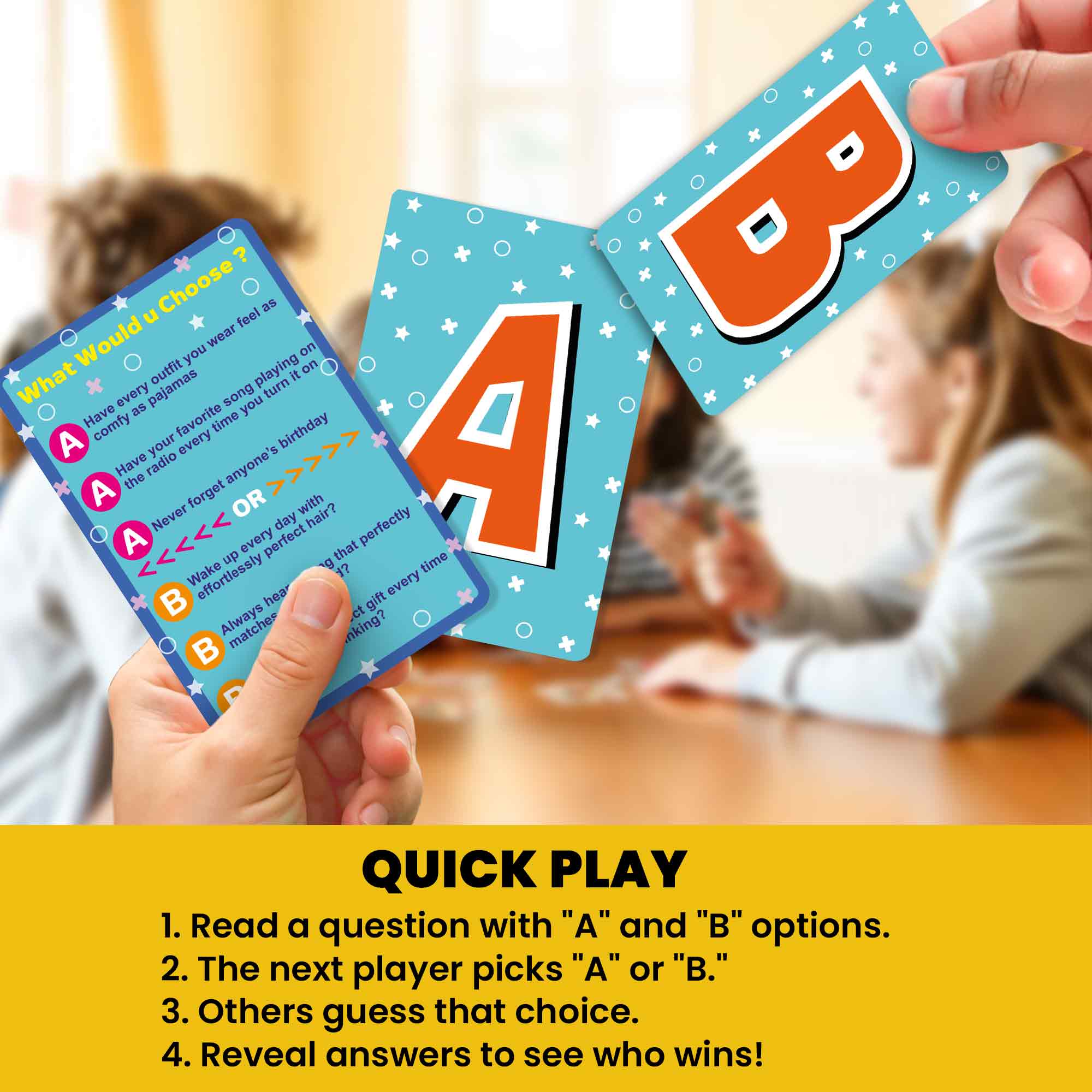 Card Game What Would You Choose? Day to Day Events for Kids & Family - Image 3