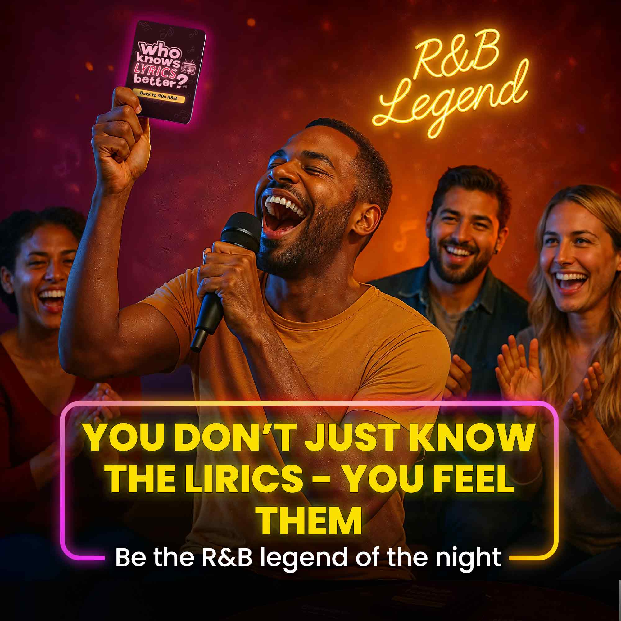 Card Game Who Knows Lyrics Better? 110 Questions Back to 90s R&B - Image 6