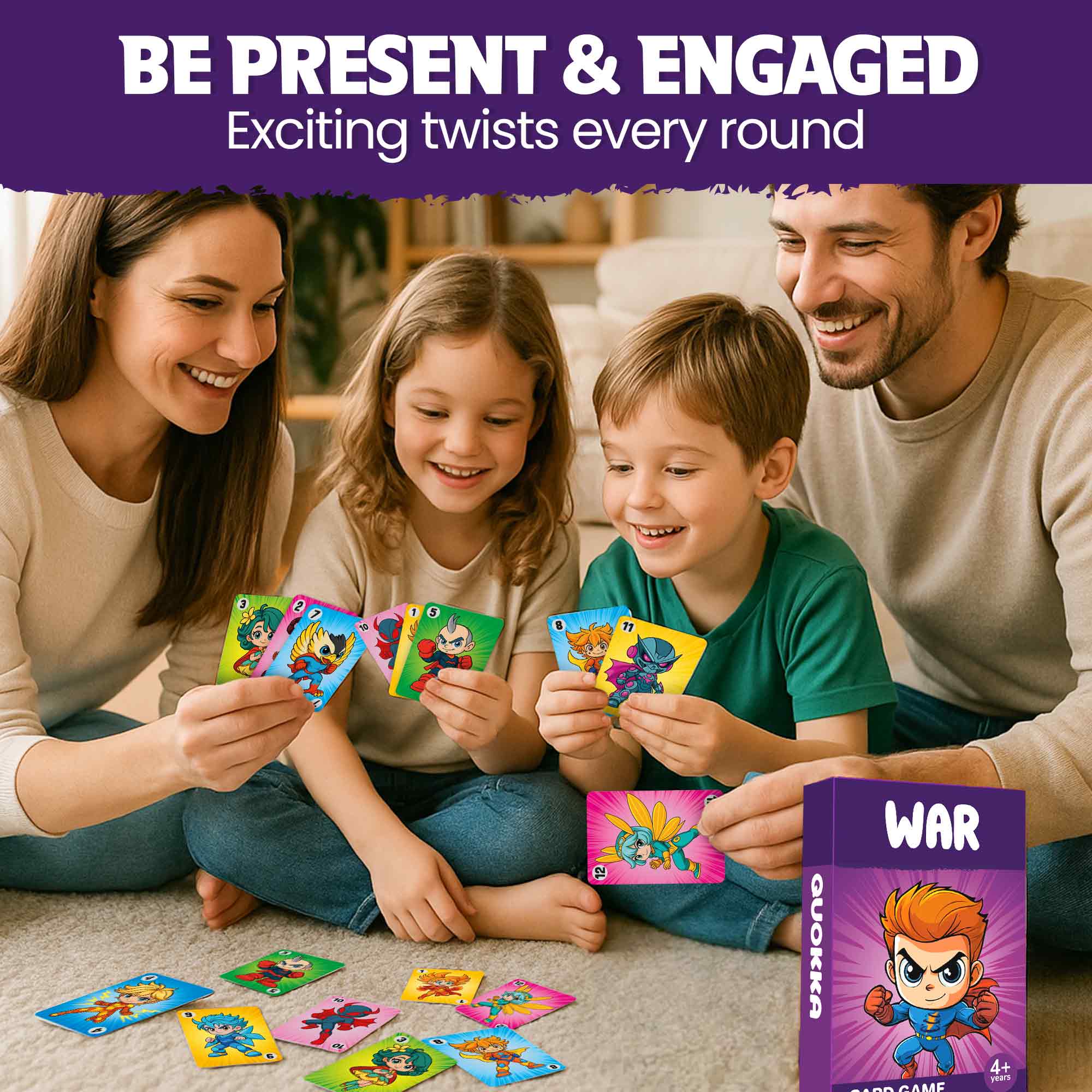 Card Games War for Kids Ages 4–8 - Educational & Engaging Fun Game - Image 5
