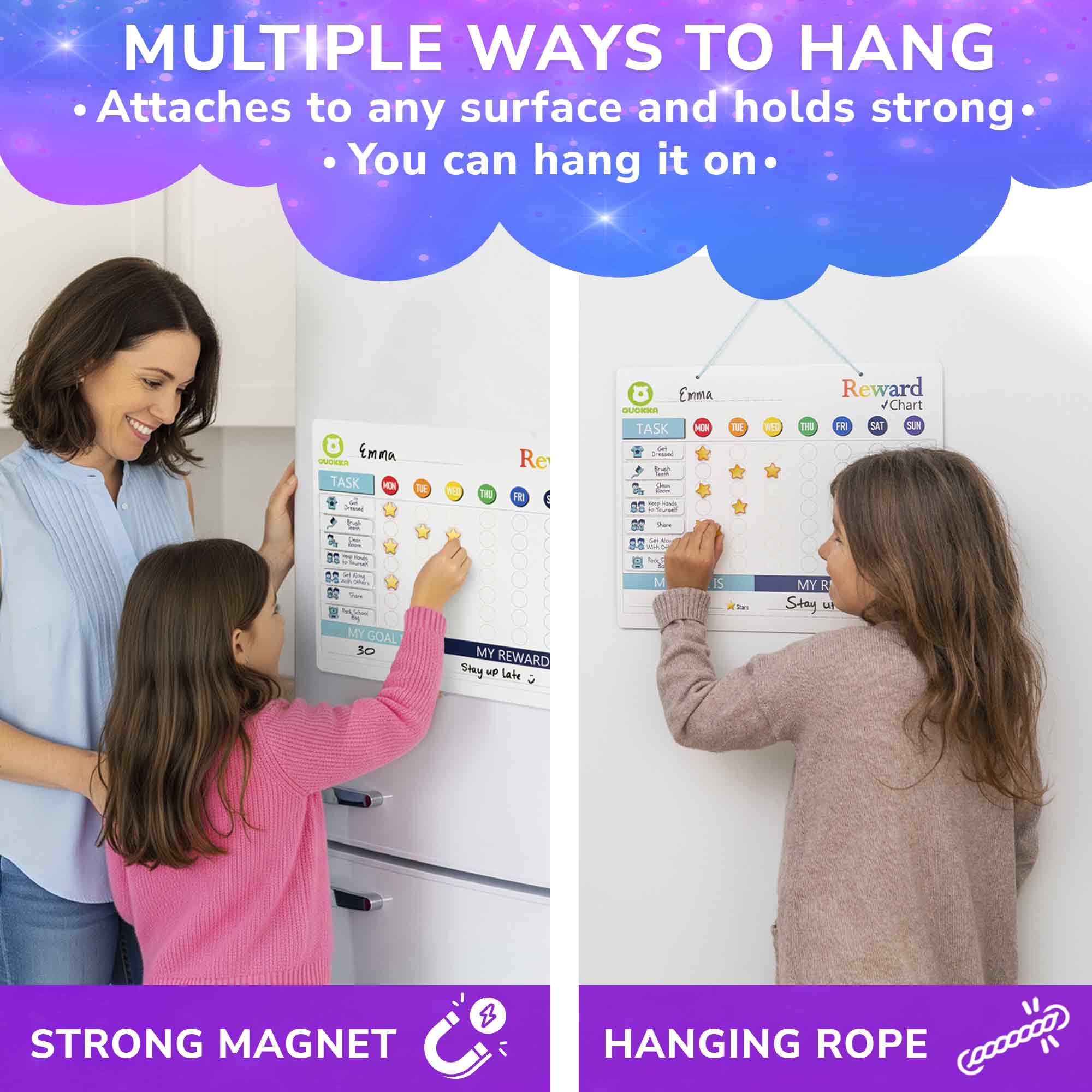 Chart to Finish Behavior Magnetic Wall Chart Poster - Image 3