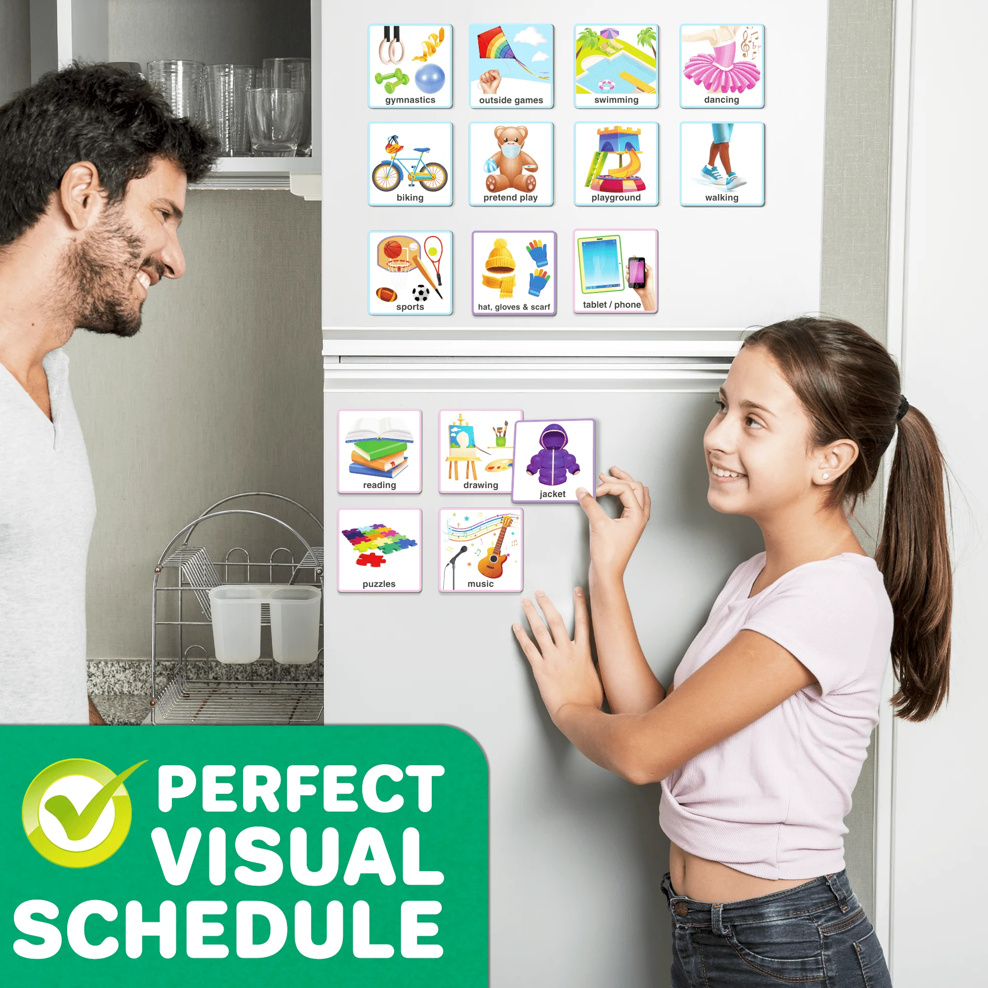 95 Behavior Chore Chart Cards for Kids | Calendar - Image 6