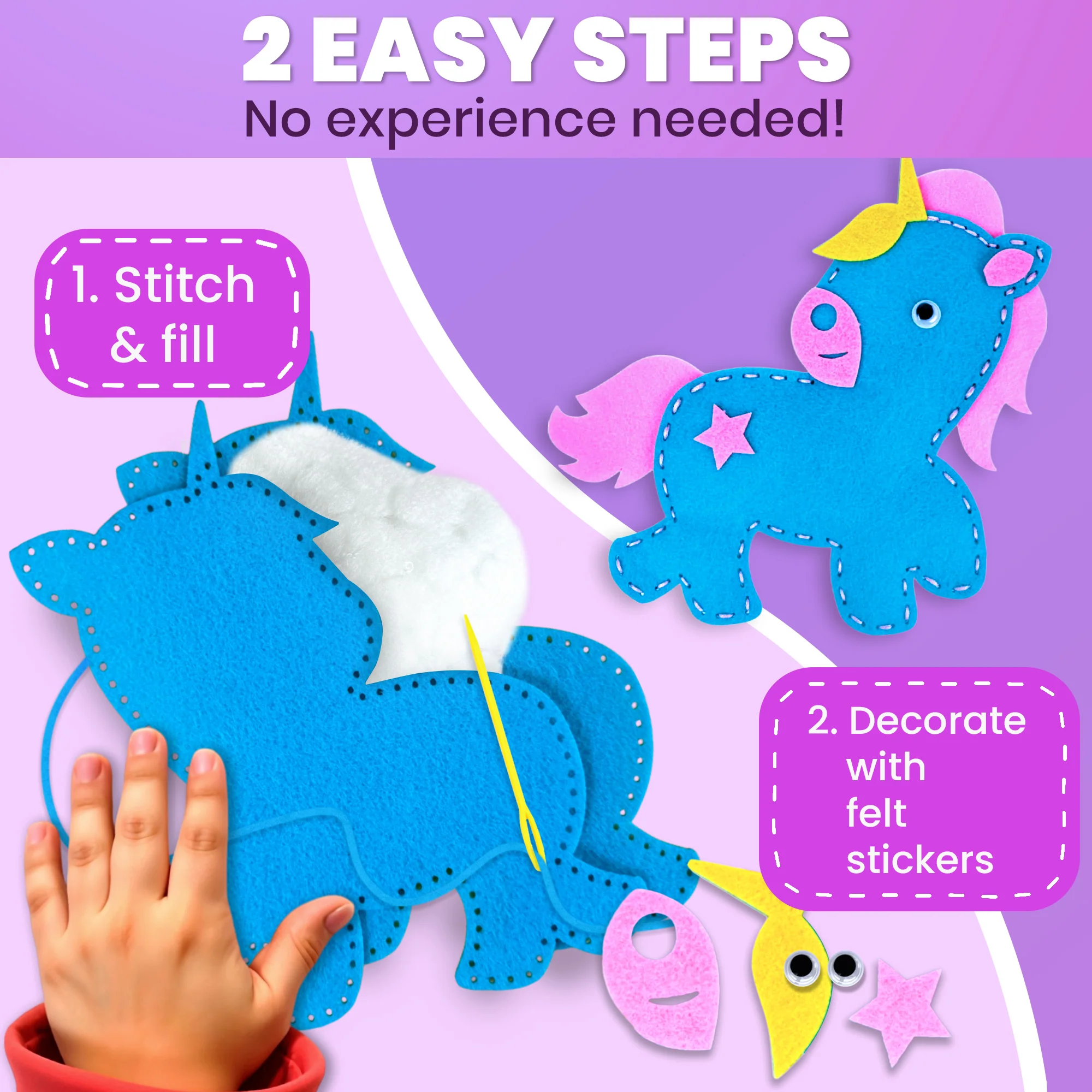 Craft Kits for Kids - 12 Fairy Tale Sewing Kit Basic - Image 4