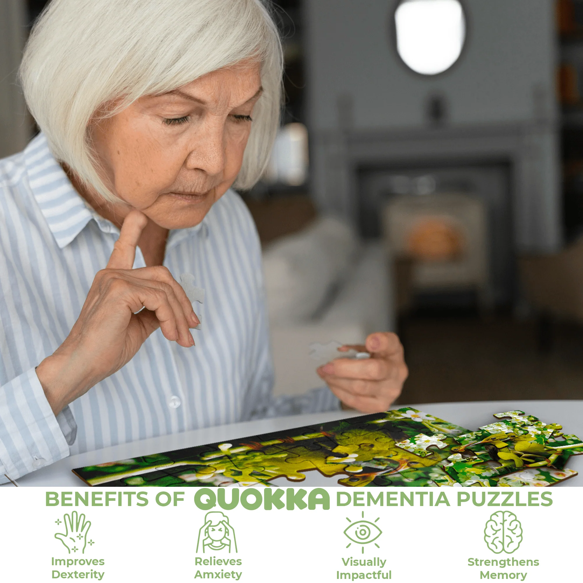 63 Dementia Puzzles for Elderly | Birds and Cats - Image 5