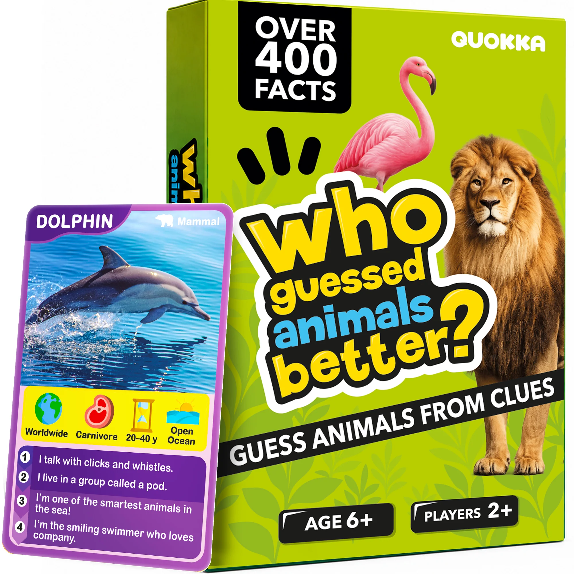 Educational Game for Kids - Who Guess It Better: Animals Vol. 2