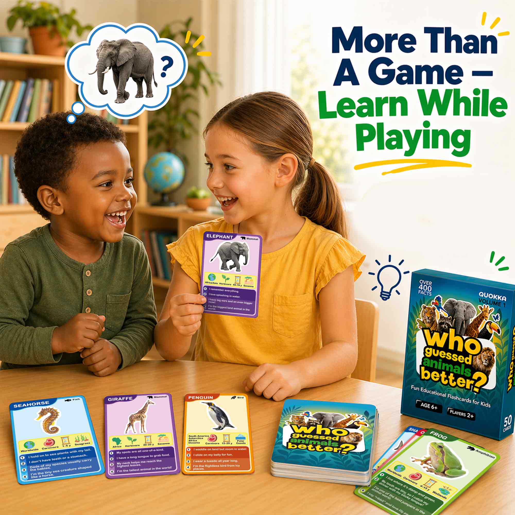 Educational Game for Kids - Who Guess It Better: Animals Volume 1 - Image 3