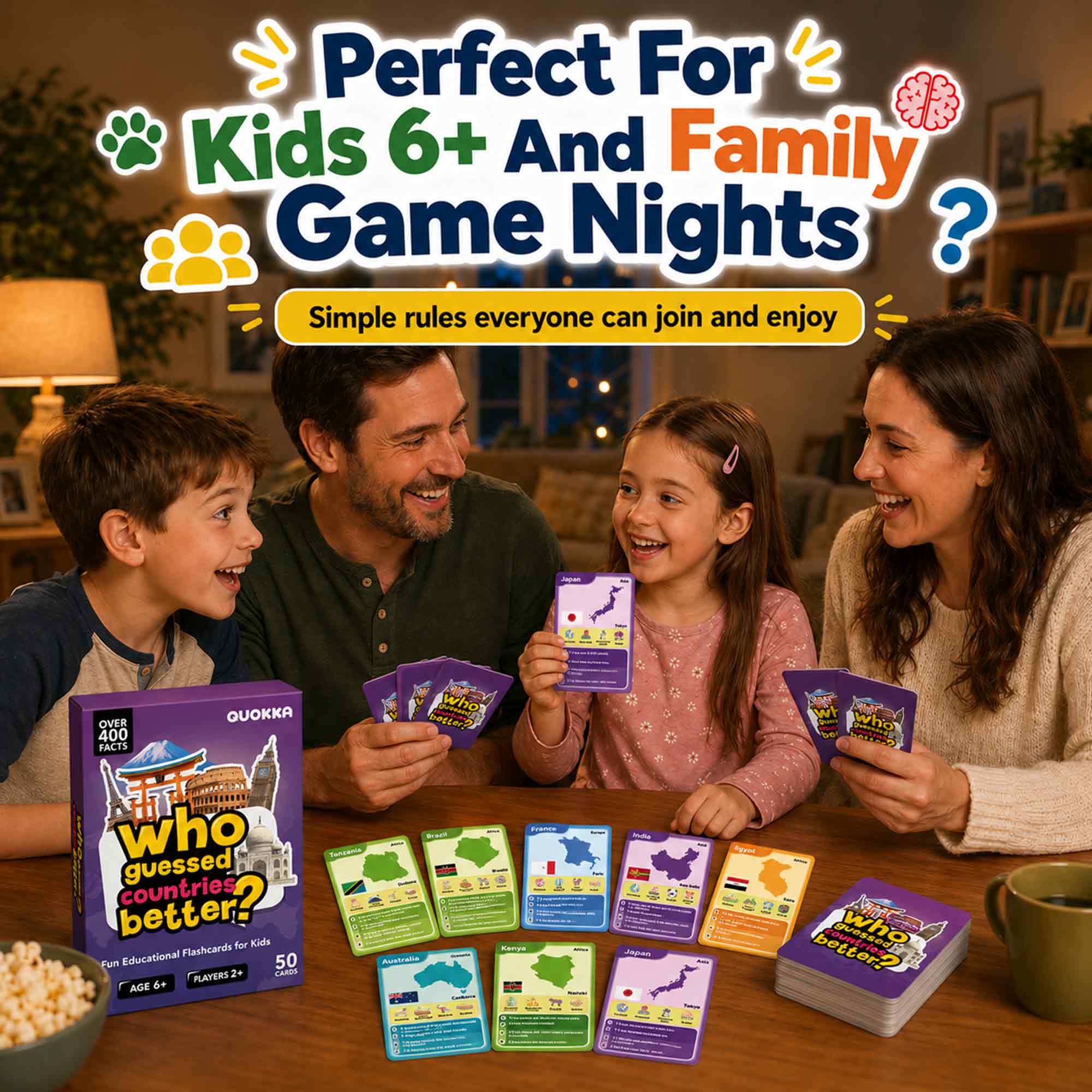 Educational Game for Kids - Who Guess It Better: Countries - Image 4