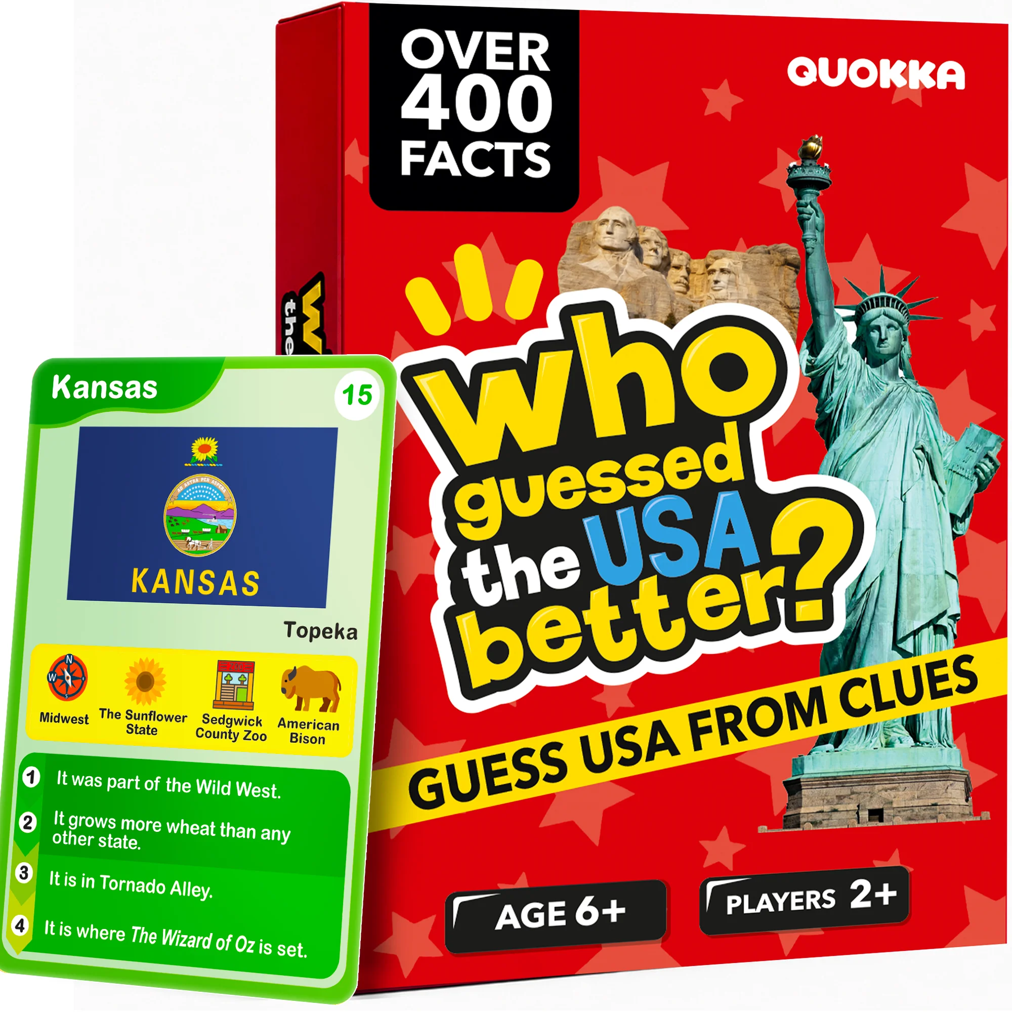 Educational Game for Kids - Who Guess It Better: USA States