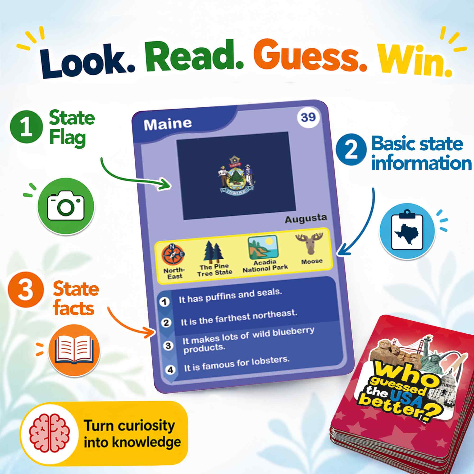 Educational Game for Kids - Who Guess It Better: USA States - Image 5