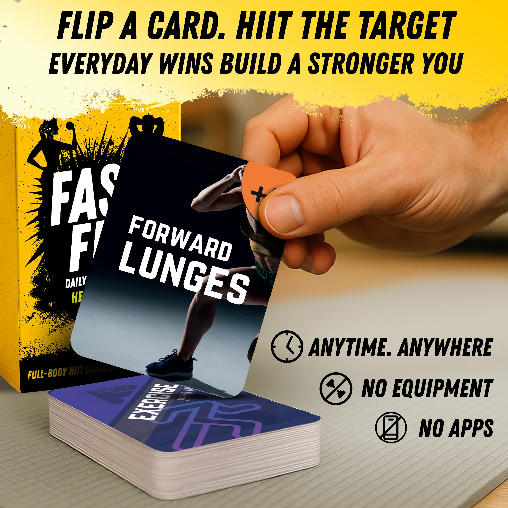 Fast Fit Hero Mode Workout Cards – 120 Fitness Deck for Full Body - Image 4