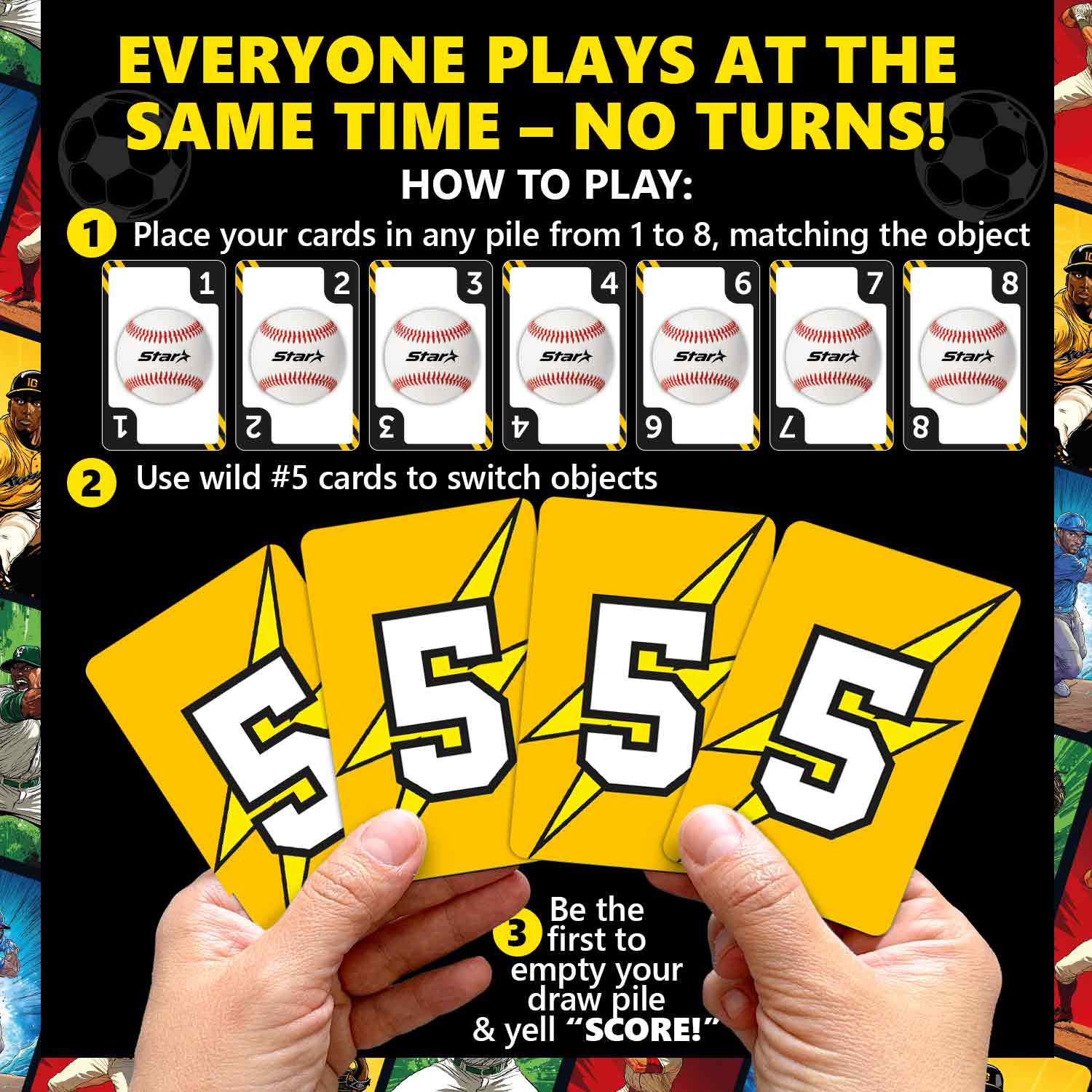 Fast-Paced Baseball Card Game for Kids & Adults - Image 4