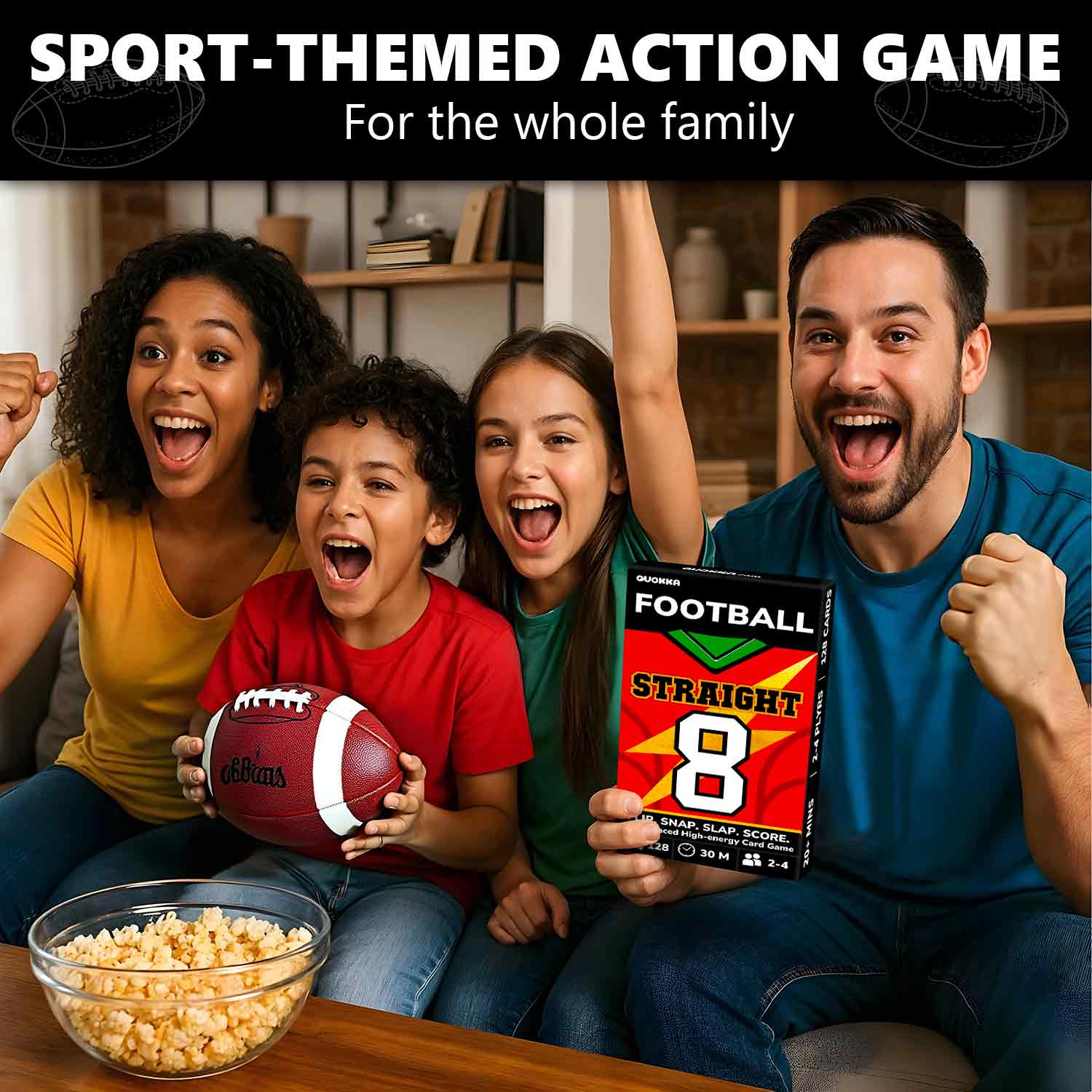 Fast-Paced Football Card Game for Kids & Adults - Image 3