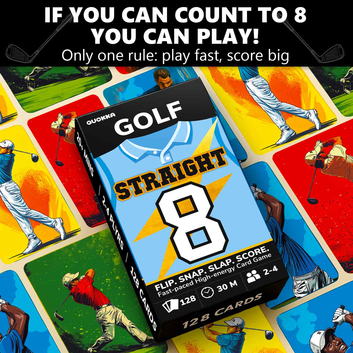 Fast-Paced Golf Card Game for Kids & Adults - Image 2