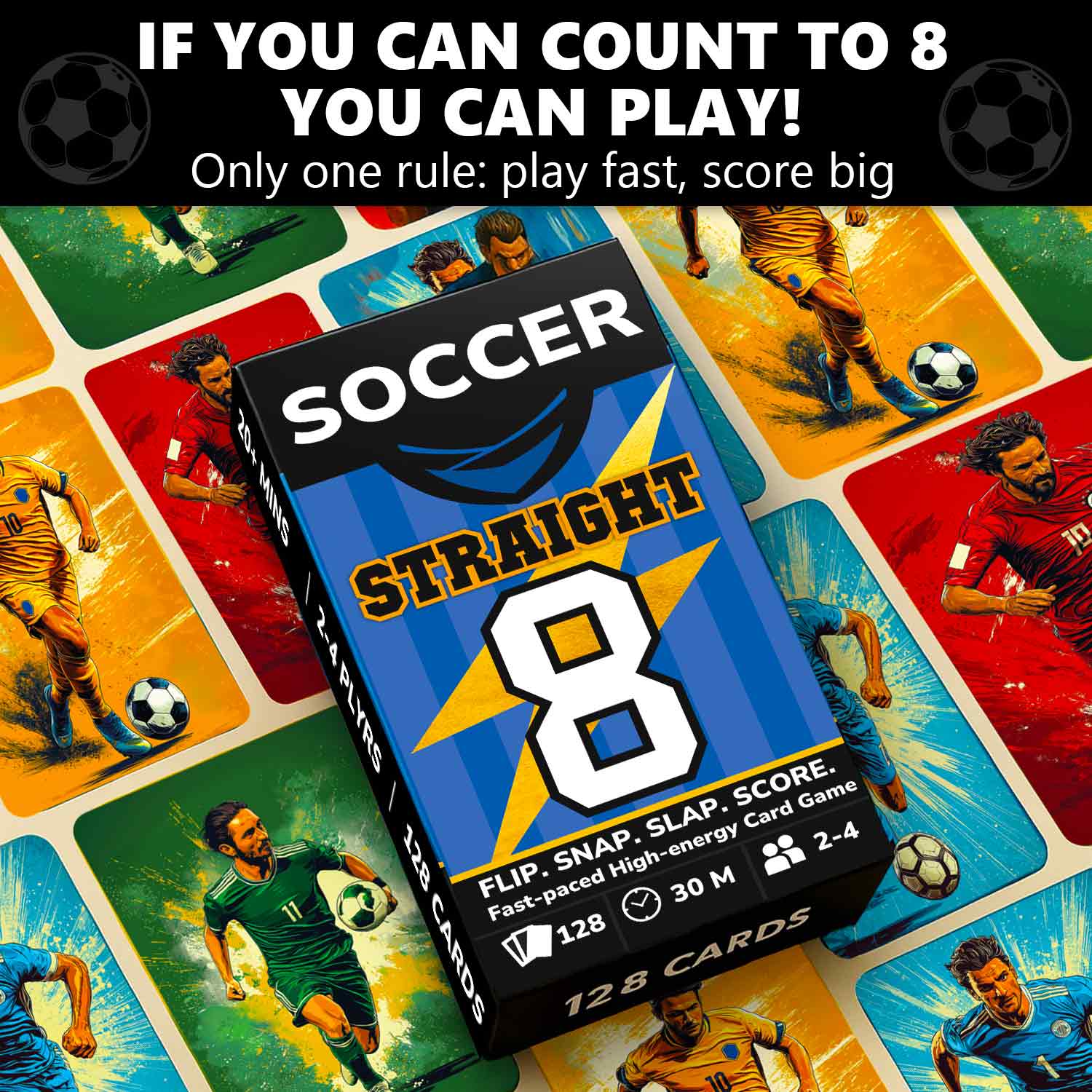 Fast-Paced Soccer Card Game for Kids & Adults - Image 2