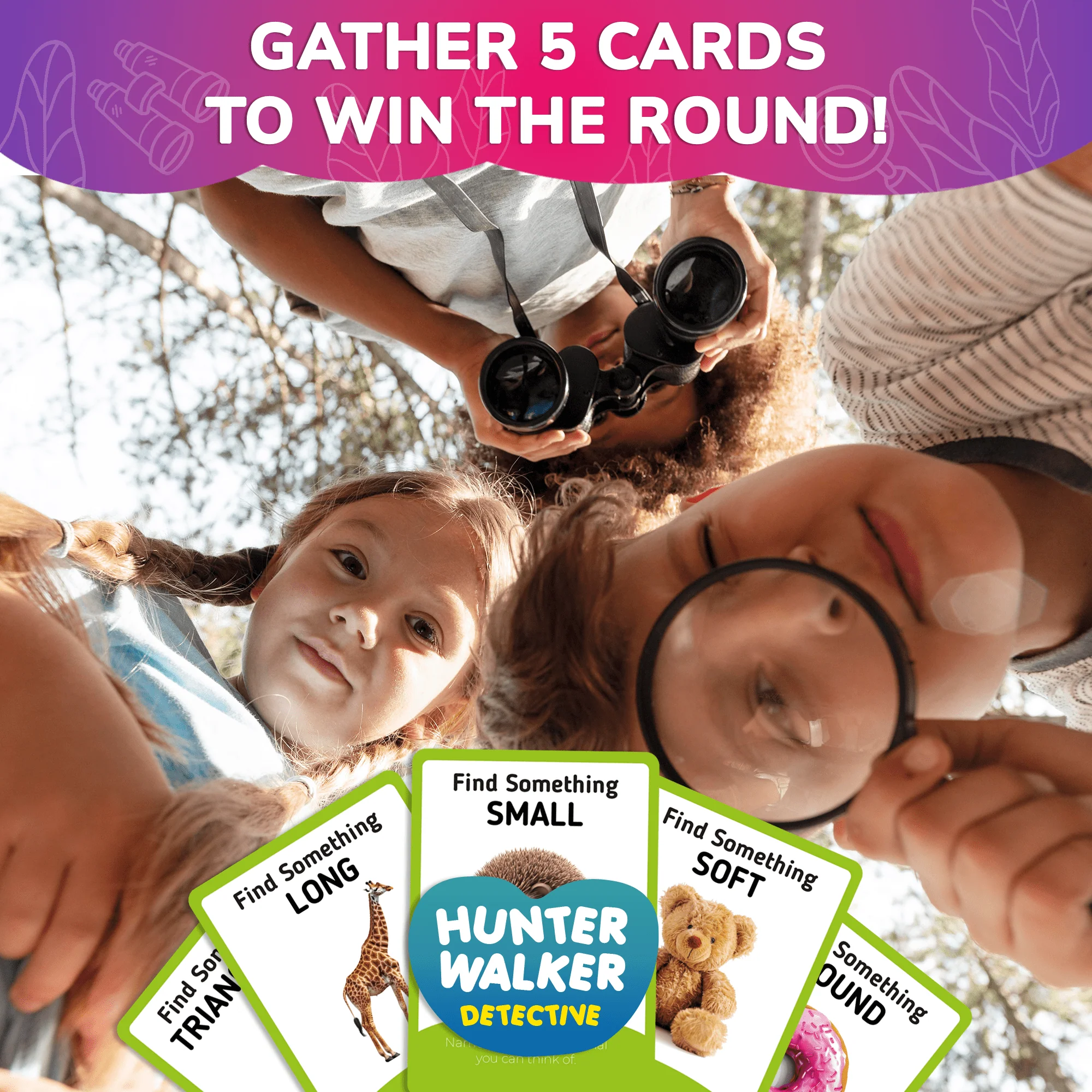 Scavenger Hunt Game 50 Cards for Kids | Adjectives & Letters - Image 5