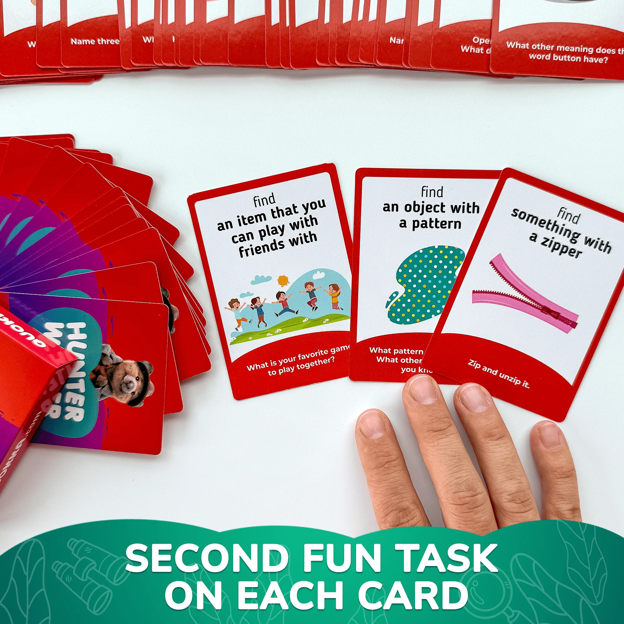 Indoor Scavenger Hunt 50 Cards for Kids - Search & Find L.2 - Image 3