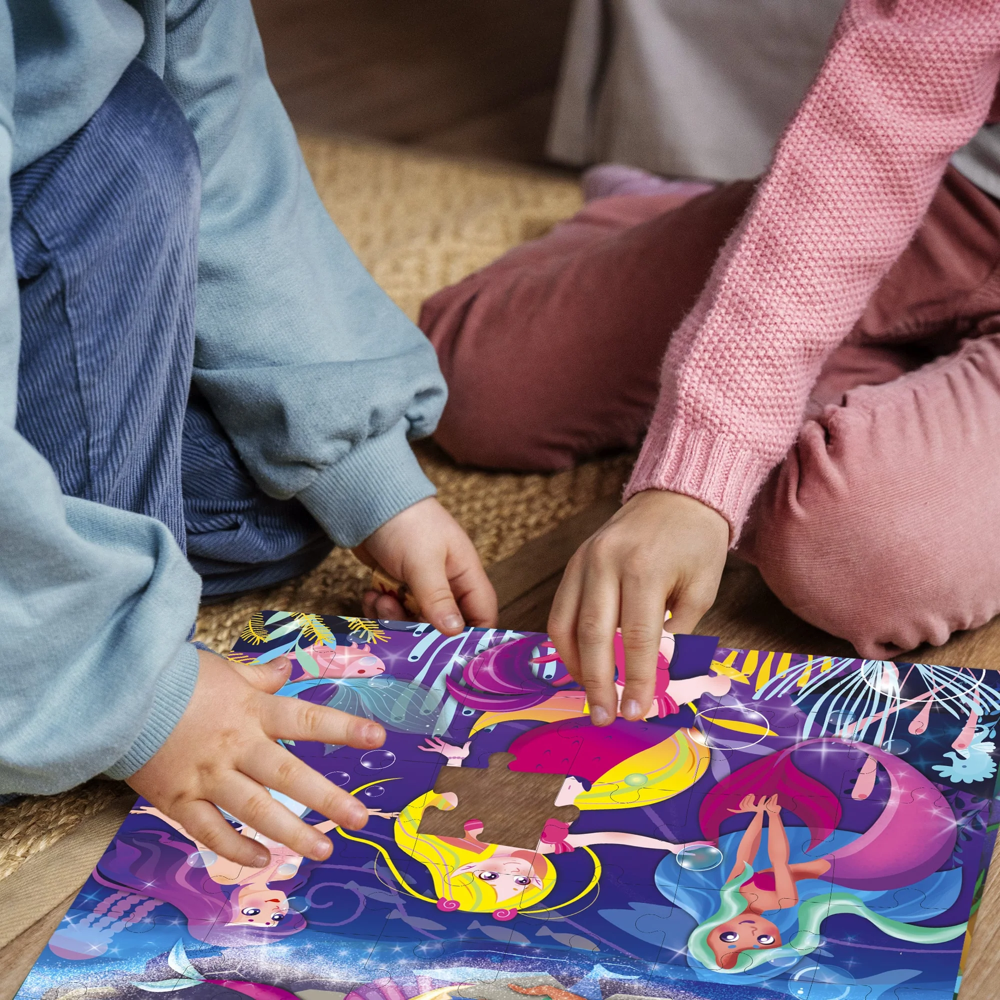 4x48 Puzzles for Kids | Mermaid, Princesses, Unicorns - Image 6