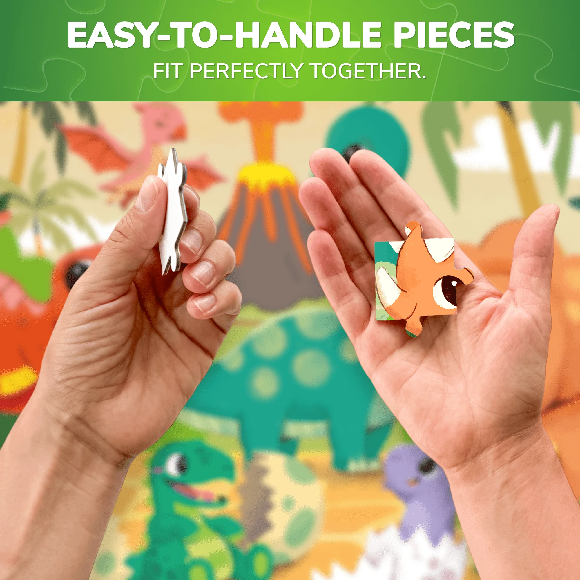 30 Pcs Jigsaw Puzzles for Kids | Dinosaurs - Image 4