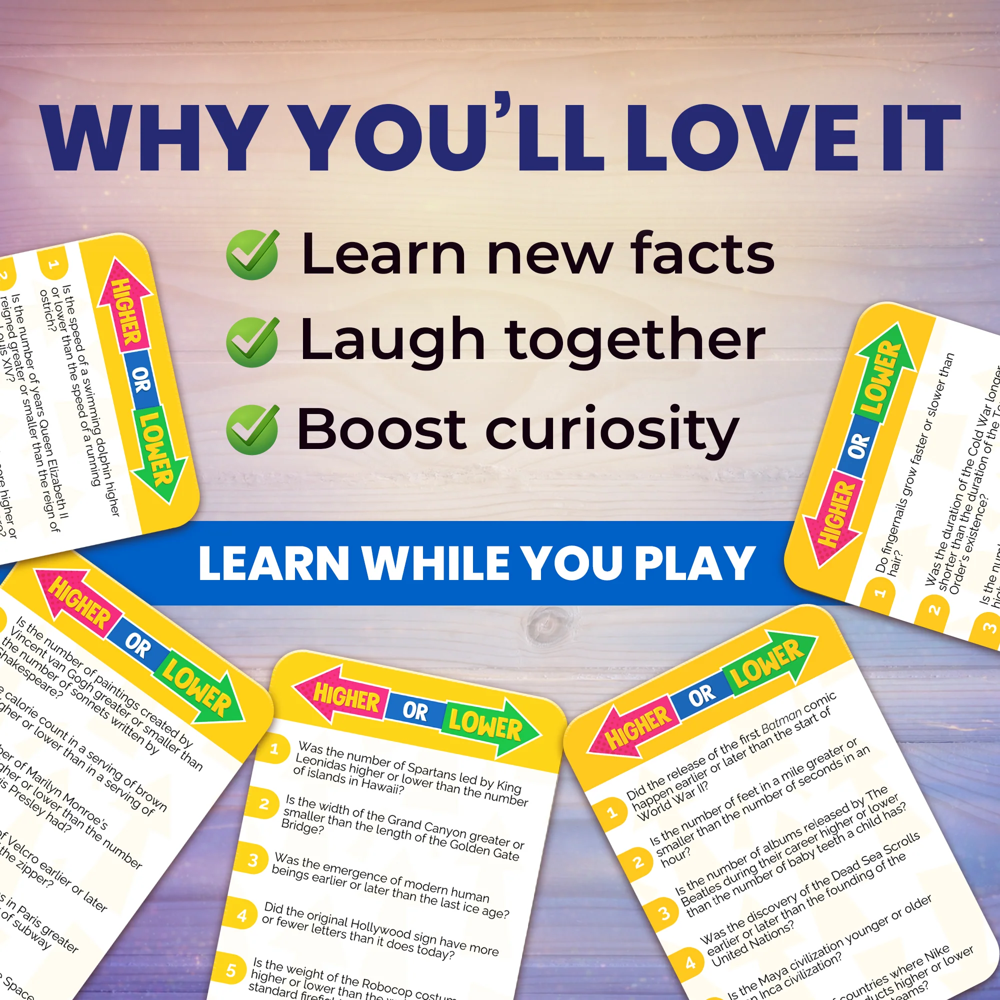 Higher or Lower Board Game | Family Card Game - Image 5