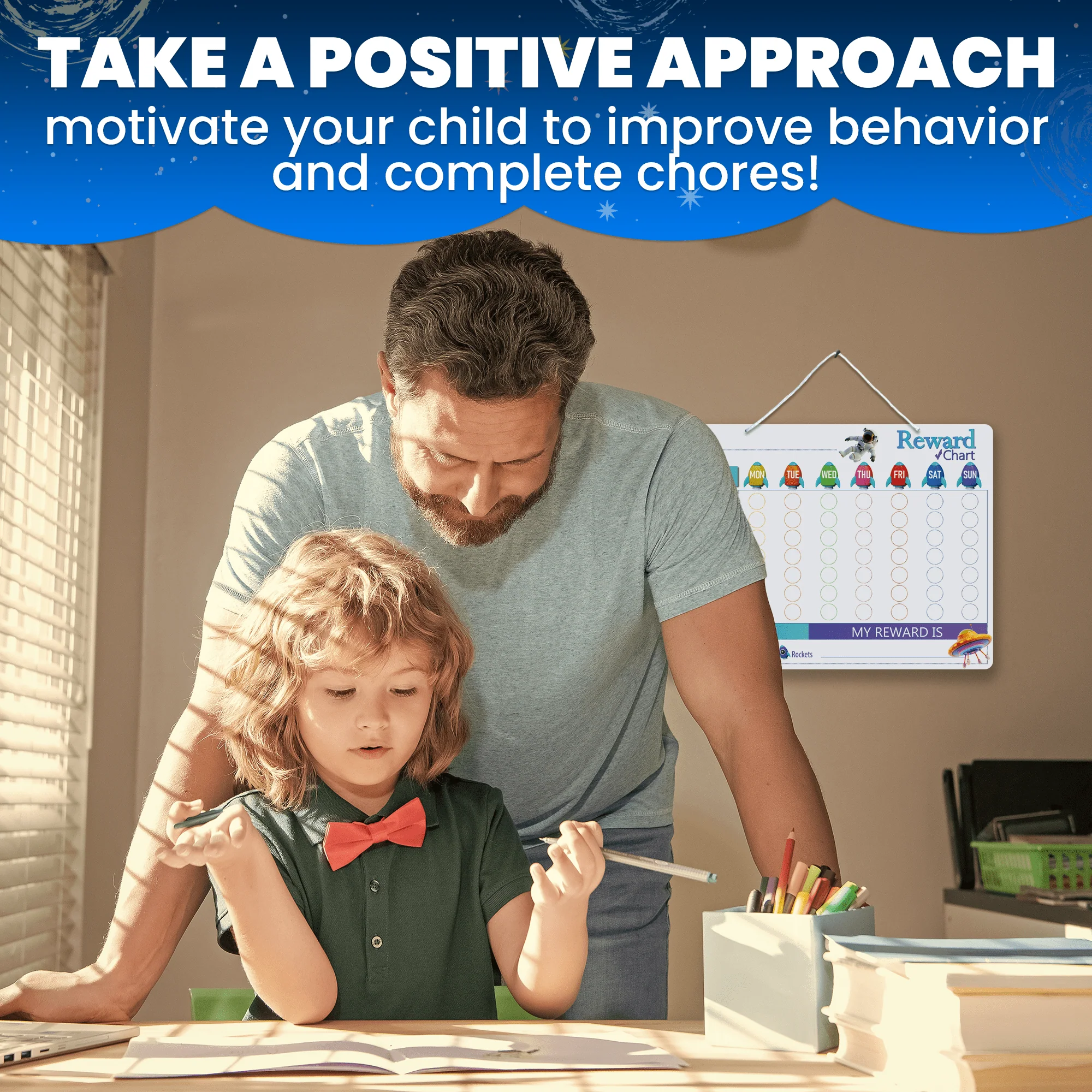 Magnetic Behavior Chore Chart for Kids - Boys Edition - Image 4